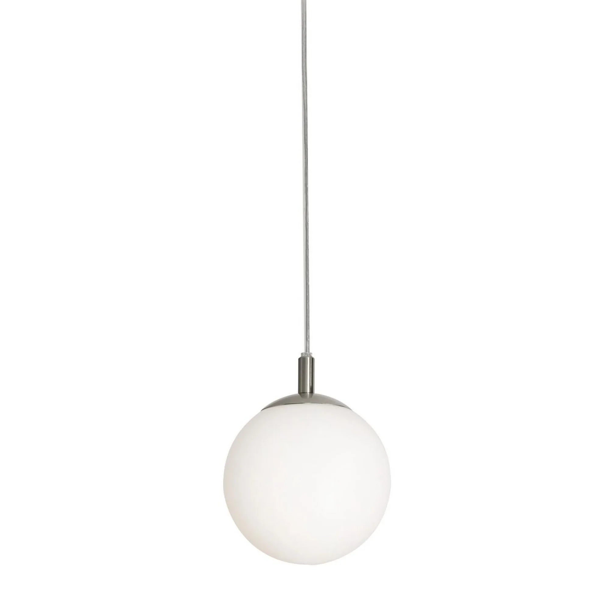 Loretto 7" Mini Pendant, Satin Nickel Finish - Bees Lighting