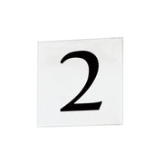 4" Square Address Tile Numbers - Bees Lighting
