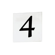 4" Square Address Tile Numbers - Bees Lighting