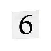 4" Square Address Tile Numbers - Bees Lighting