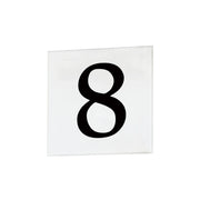 4" Square Address Tile Numbers - Bees Lighting