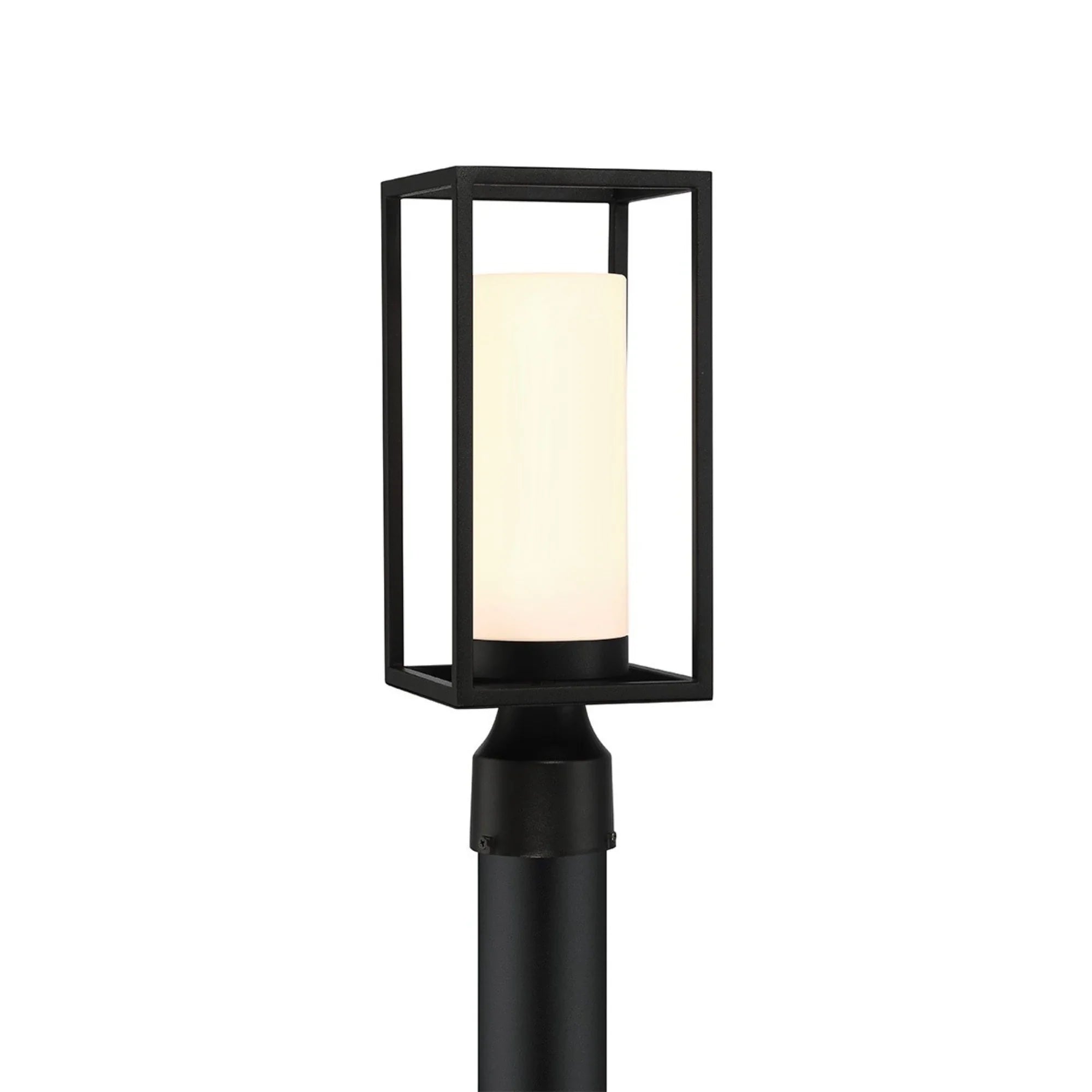 Ren 15" Outdoor Post/Pier Head, Black Finish - Bees Lighting