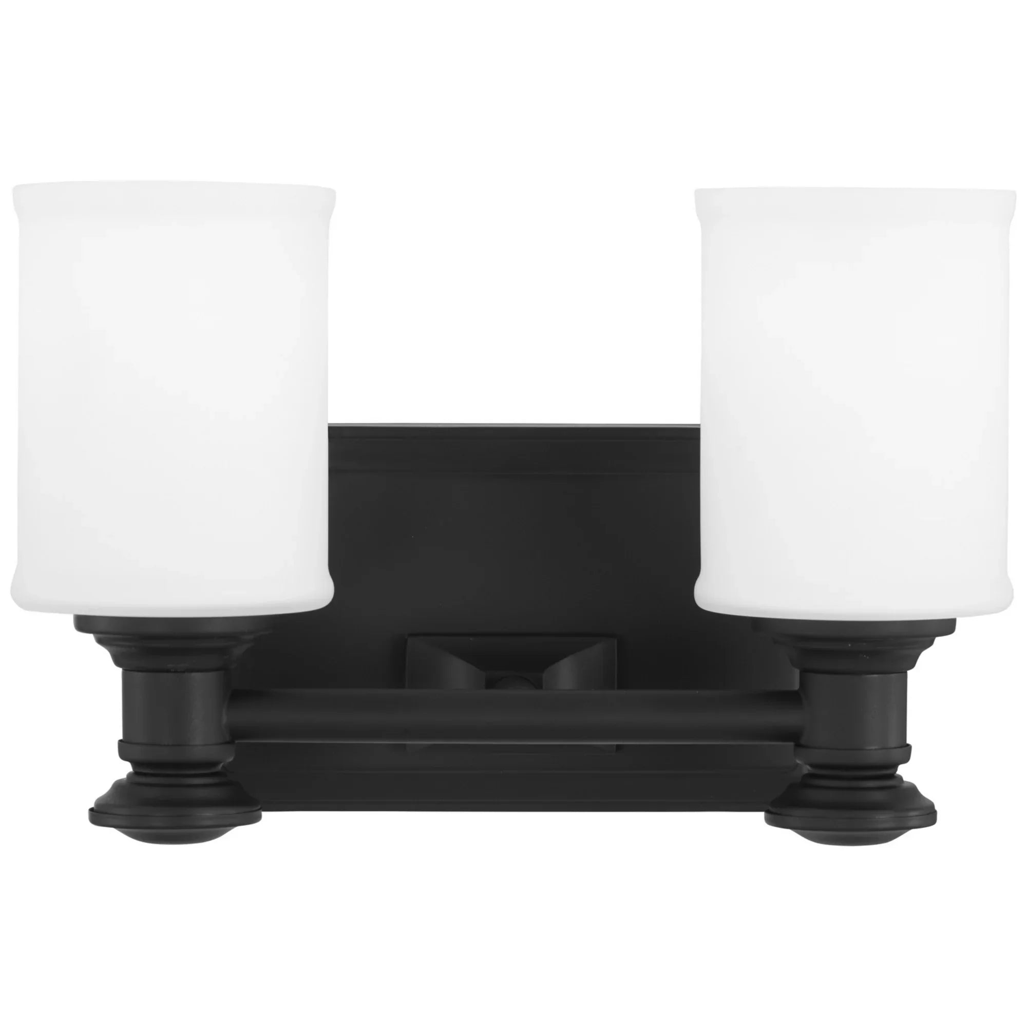 Harbour Point 11" 2-Light Bath Vanity, Coal Finish - Bees Lighting