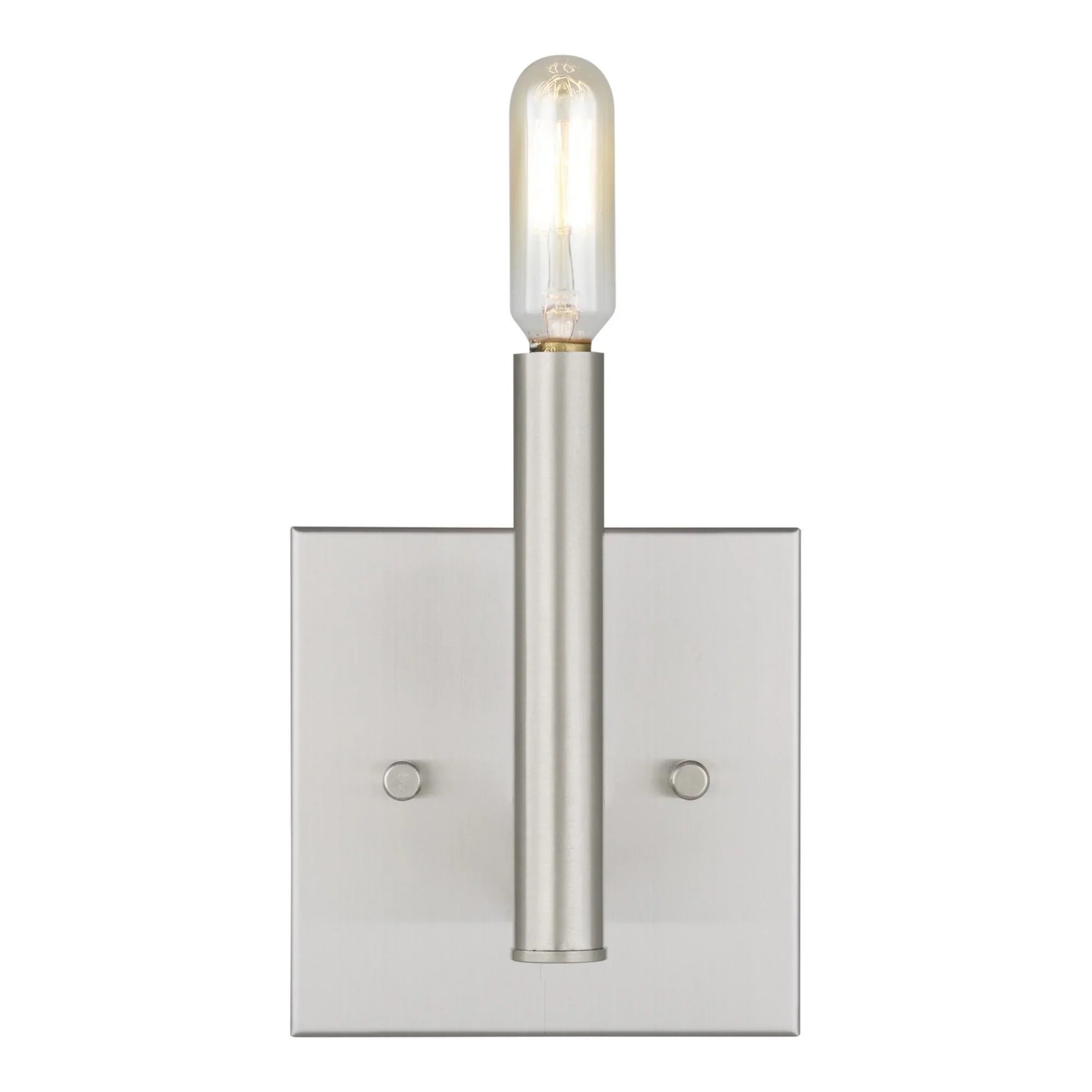 Vector 9" Wall Sconce, Brushed Nickel Finish - Bees Lighting