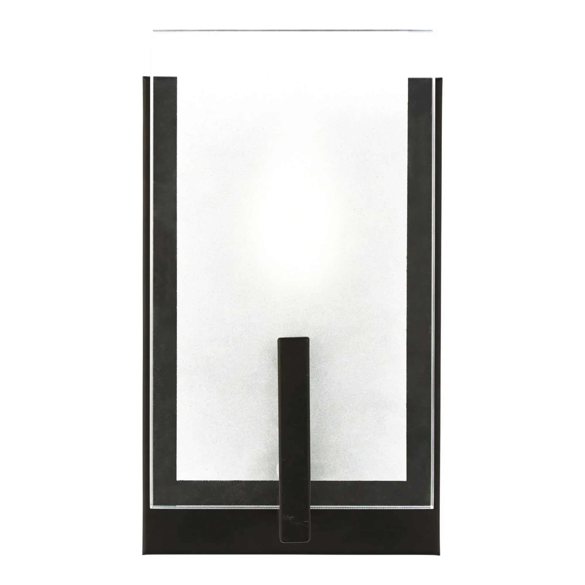 Syll 9" Bath Sconce, Midnight Black Finish - Bees Lighting