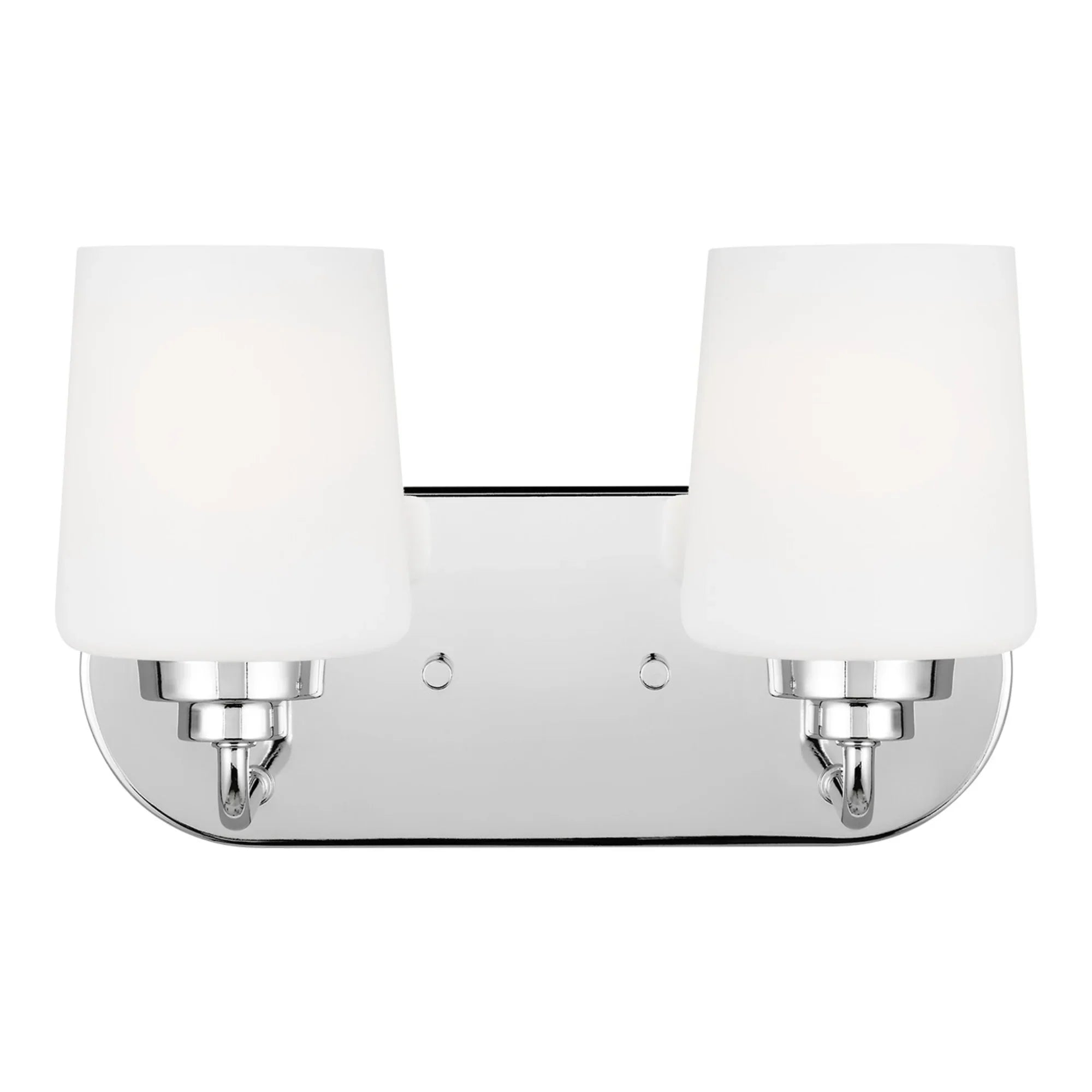 Windom 12" 2-Light LED Bathroom Vanity, Chrome Finish - Bees Lighting