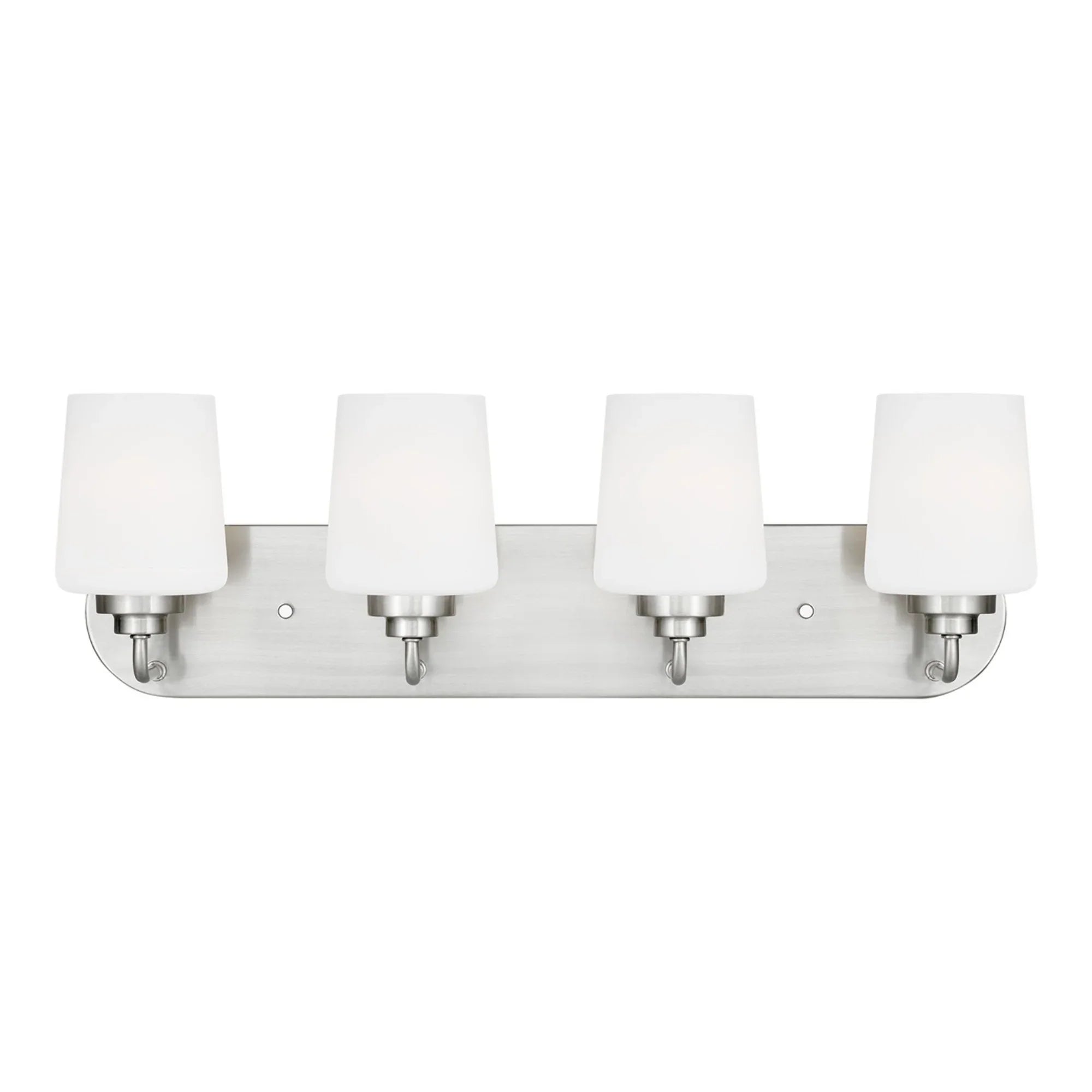 Windom 24" 4-Light LED Bathroom Vanity, Brushed Nickel Finish - Bees Lighting