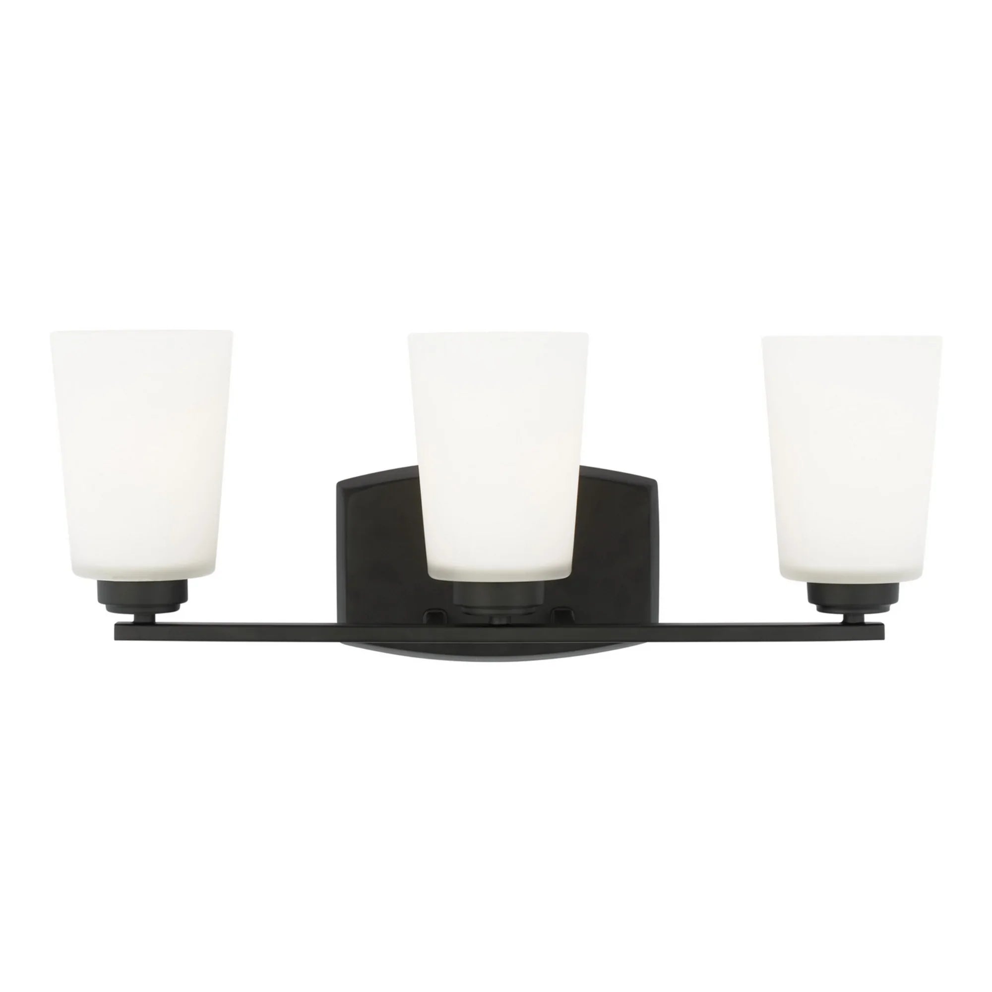 Franport 21" 3-Light LED Bathroom Vanity, Midnight Black Finish - Bees Lighting
