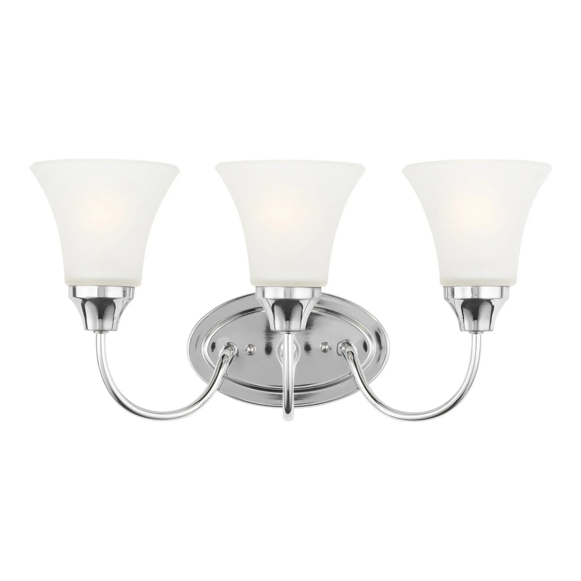 Holman 18" 3-Light LED Bathroom Vanity, Chrome Finish - Bees Lighting