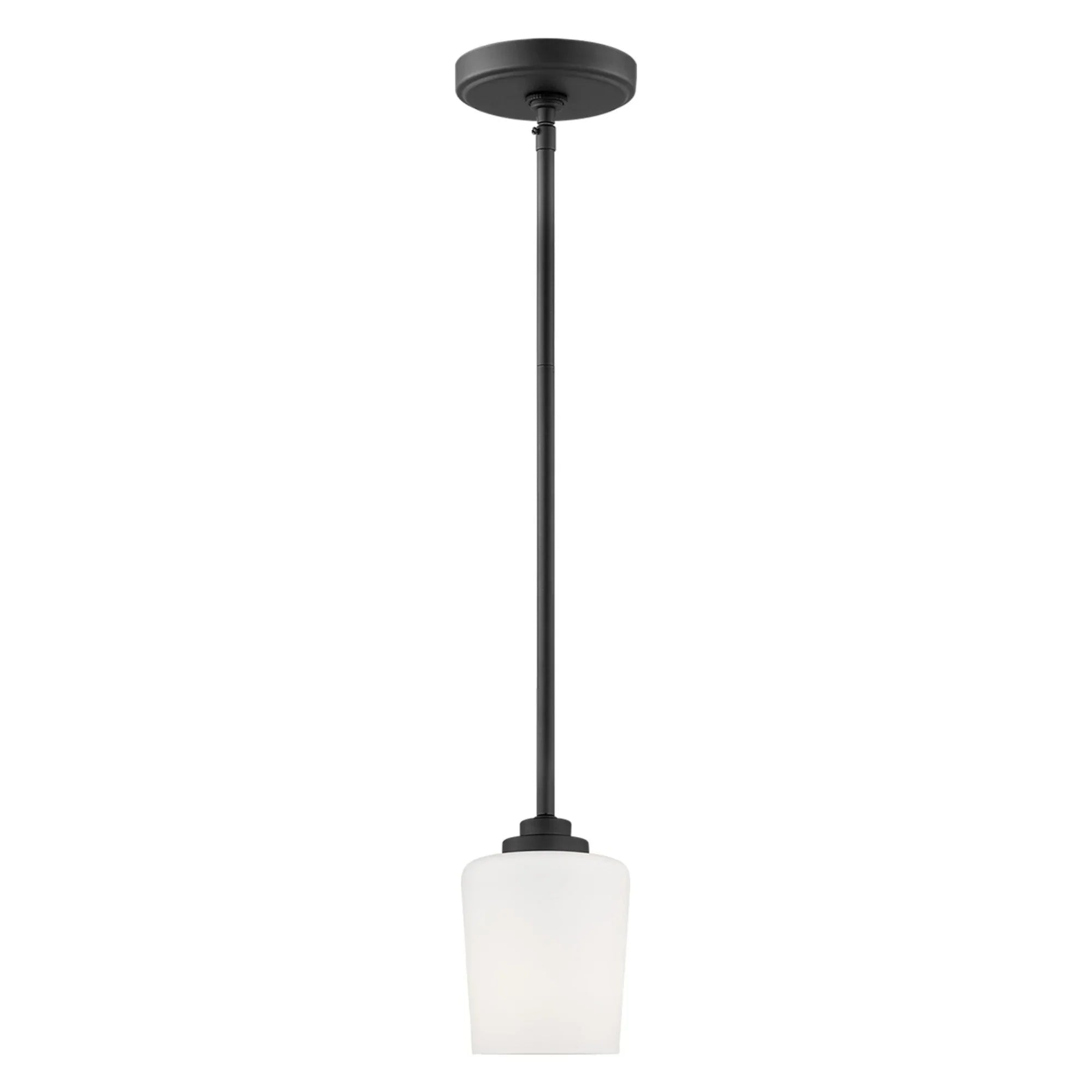 Windom 4" LED Mini Pendant, Midnight Black Finish - Bees Lighting