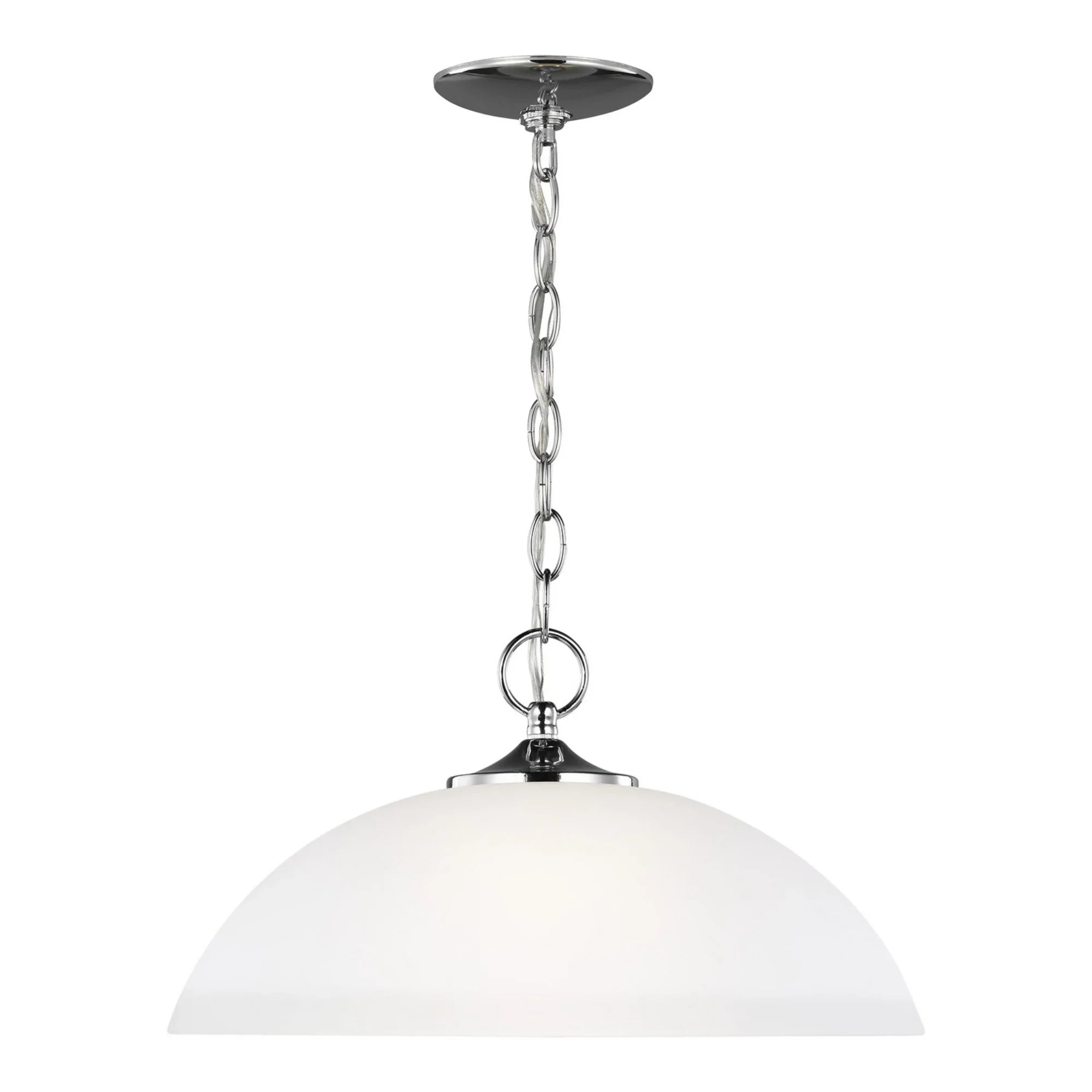 Geary 16" Pendant, Chrome Finish - Bees Lighting