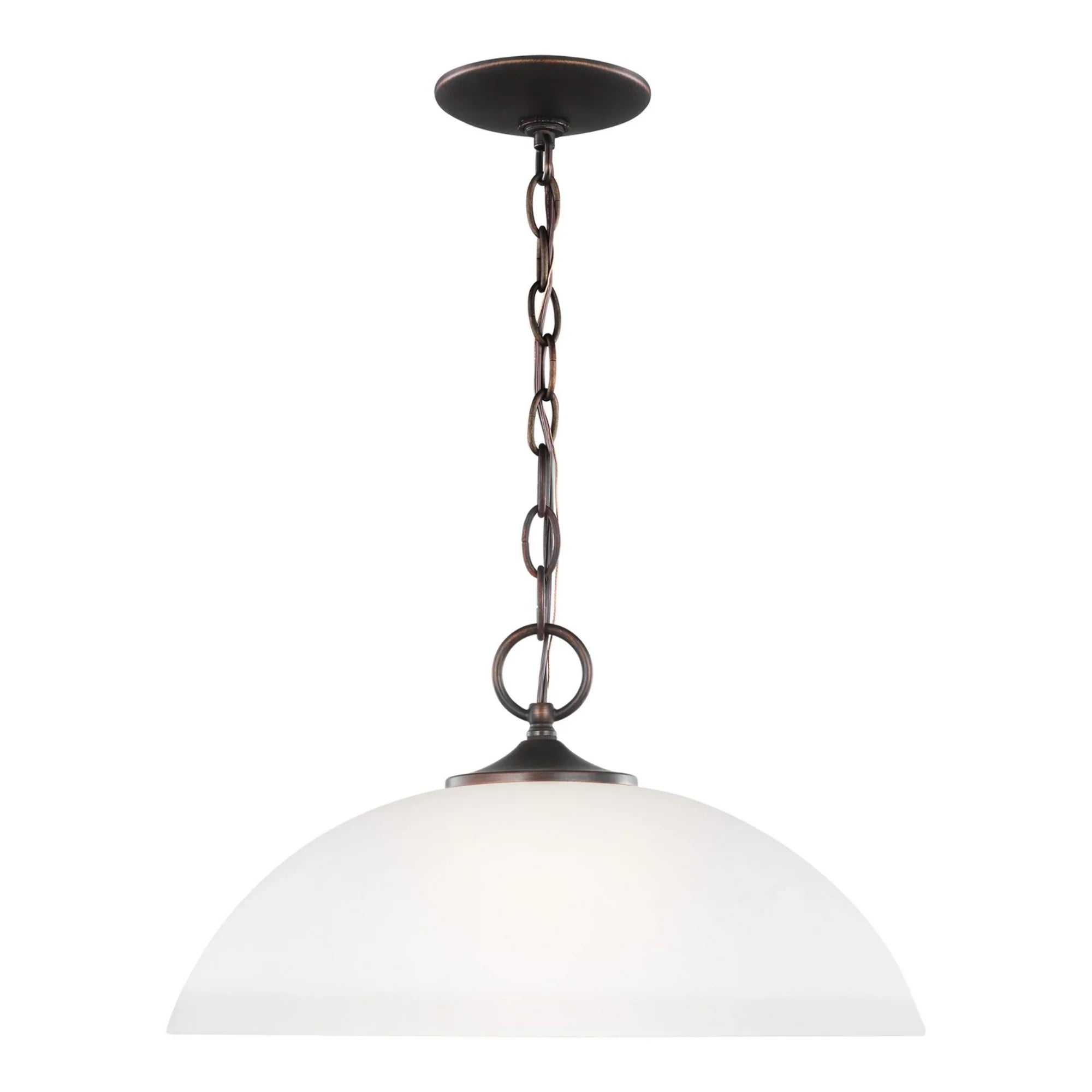 Geary 16" LED Pendant, Bronze Finish - Bees Lighting