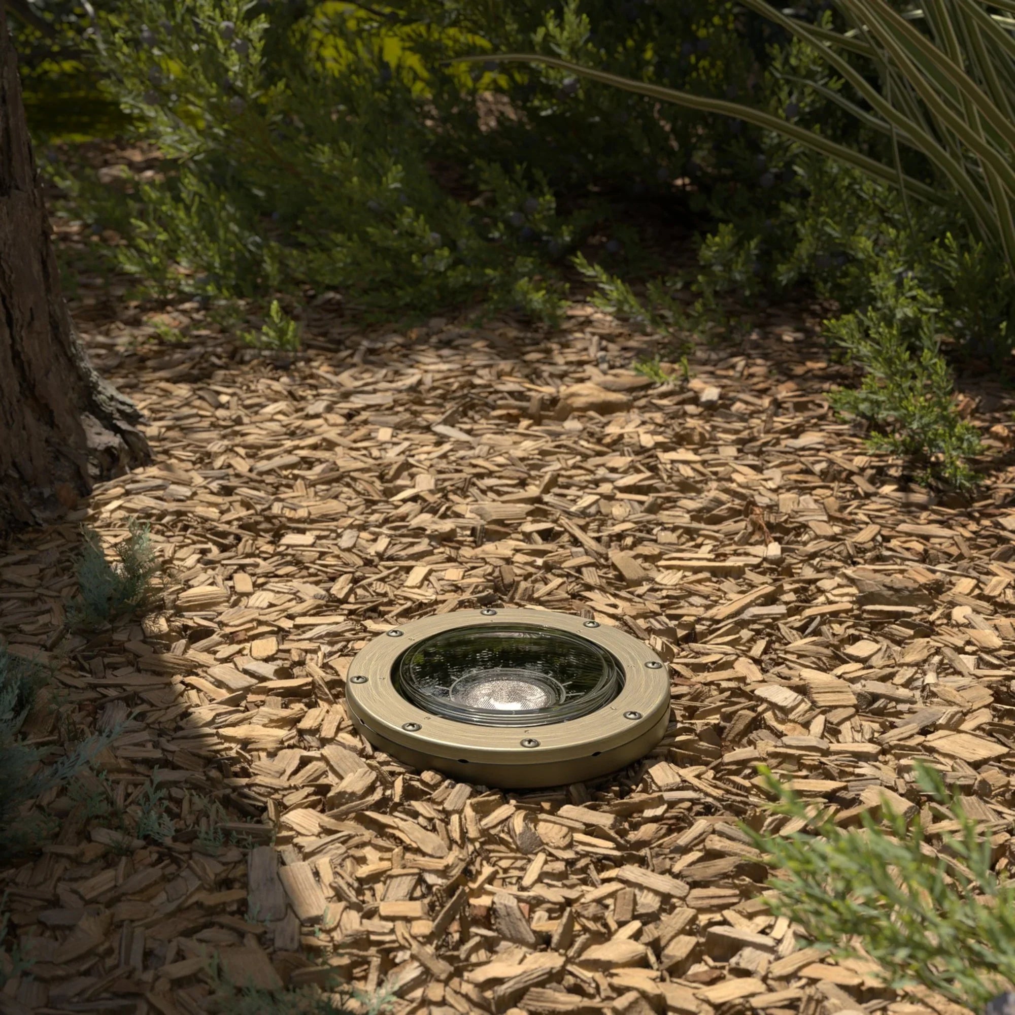 VLO LED In-Ground Landscape Light 15 Degree 3000K Centennial Brass - Bees Lighting