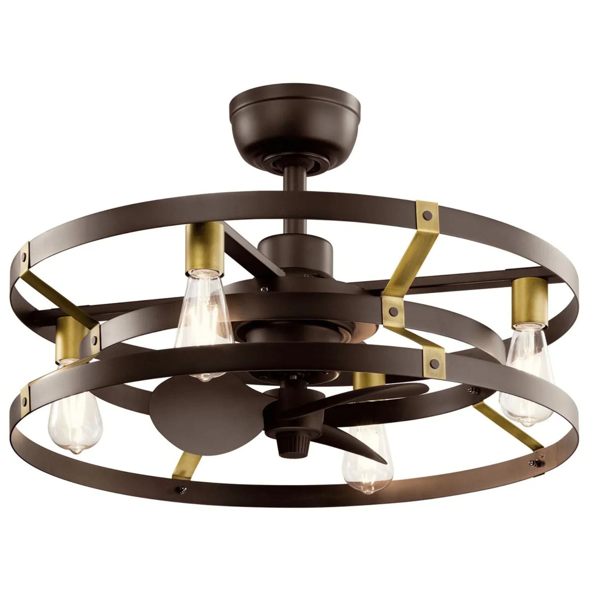 Cavelli 25" LED Fandelier Ceiling Fan - Bees Lighting