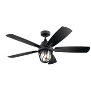Lydra 52" Cage LED Ceiling Fan - Bees Lighting