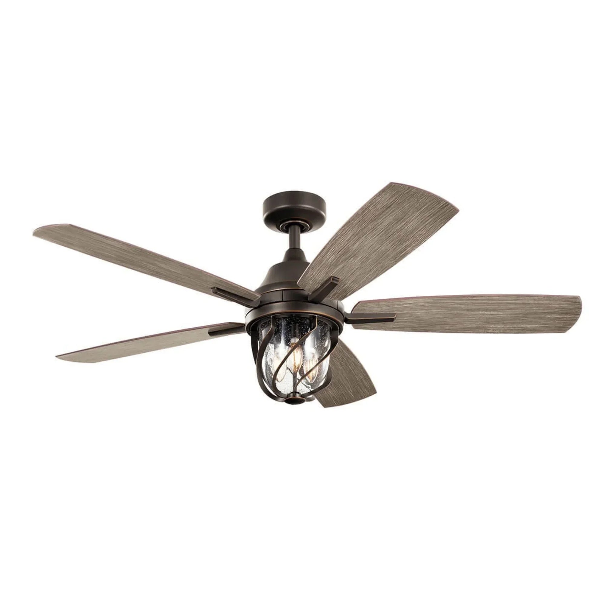 Lydra 52" Cage LED Ceiling Fan - Bees Lighting