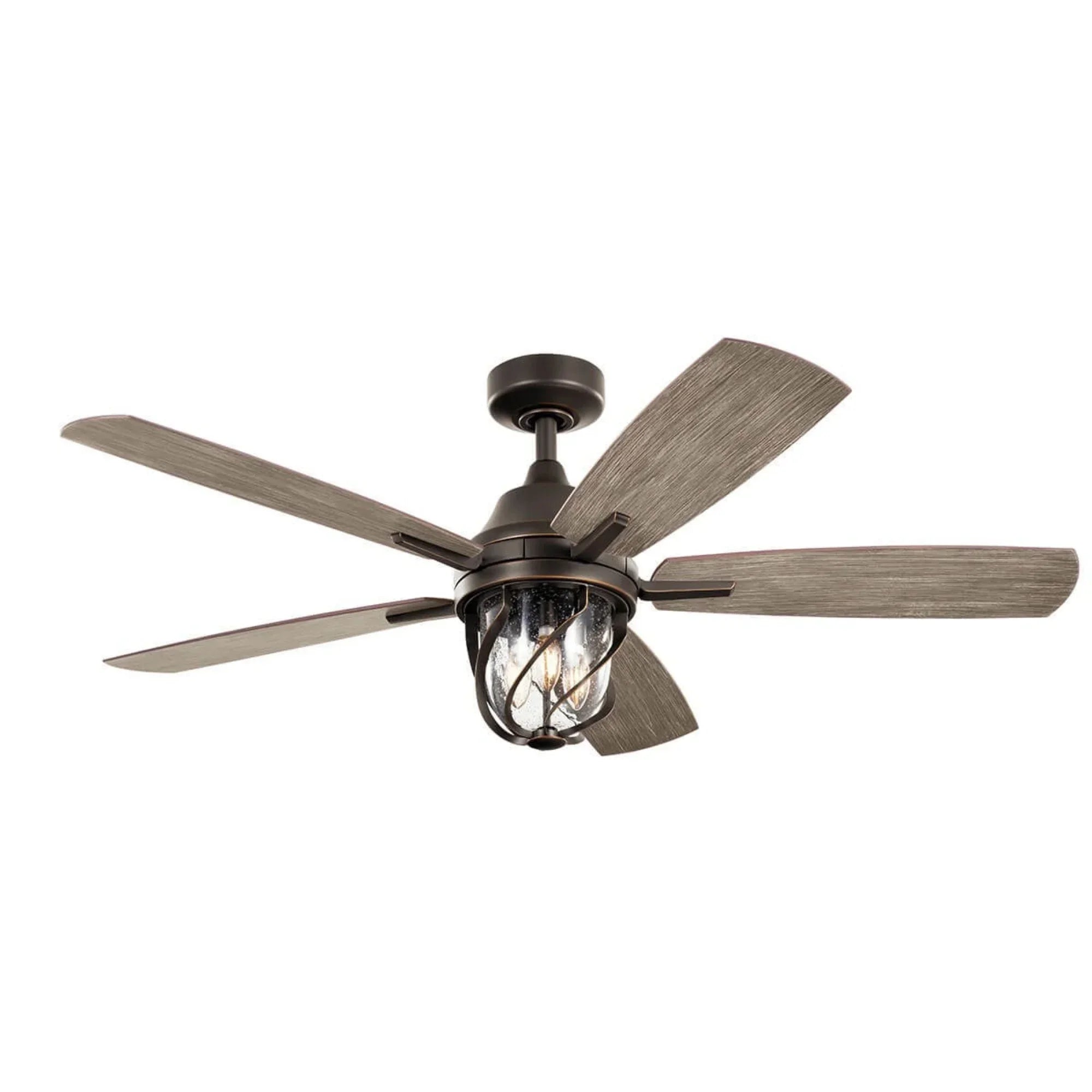 Lydra 52" Cage LED Ceiling Fan - Bees Lighting