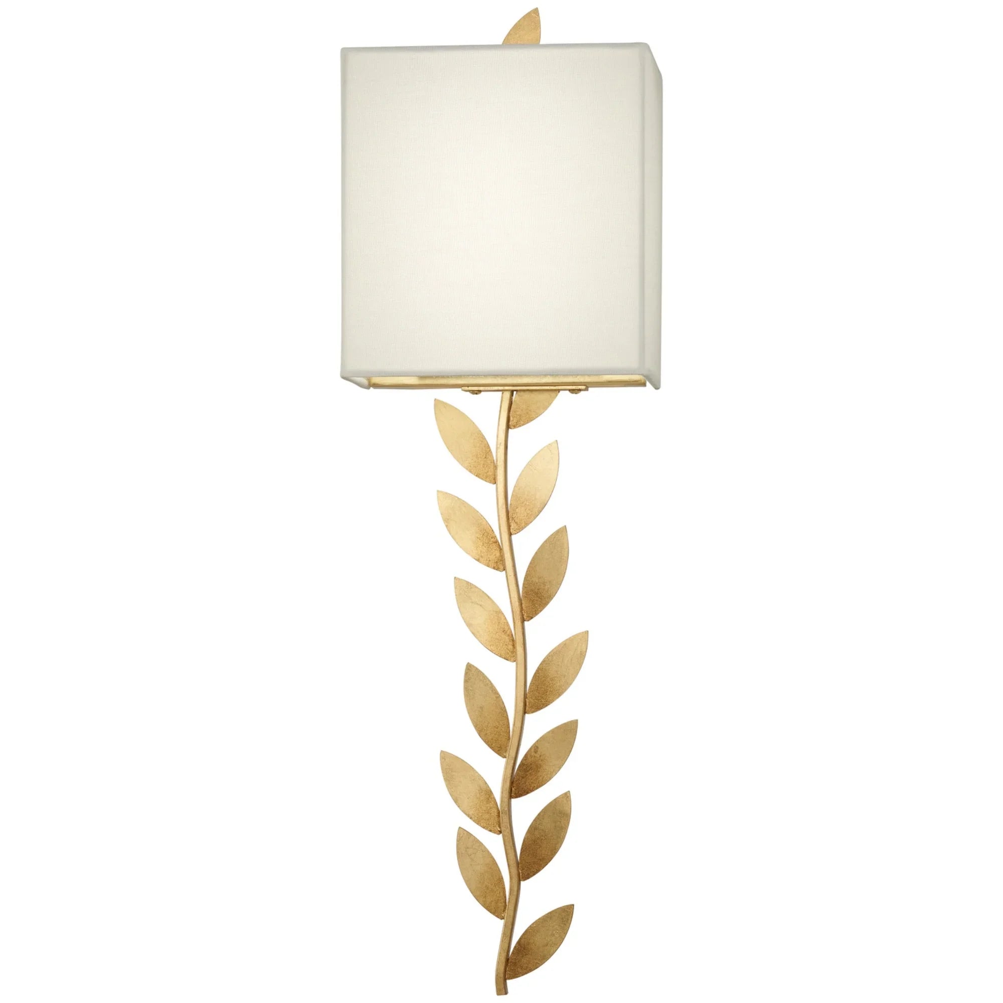 Arbor Grove 24" 2-Light LED Wall Sconce, Ardent Gold Leaf Finish - Bees Lighting