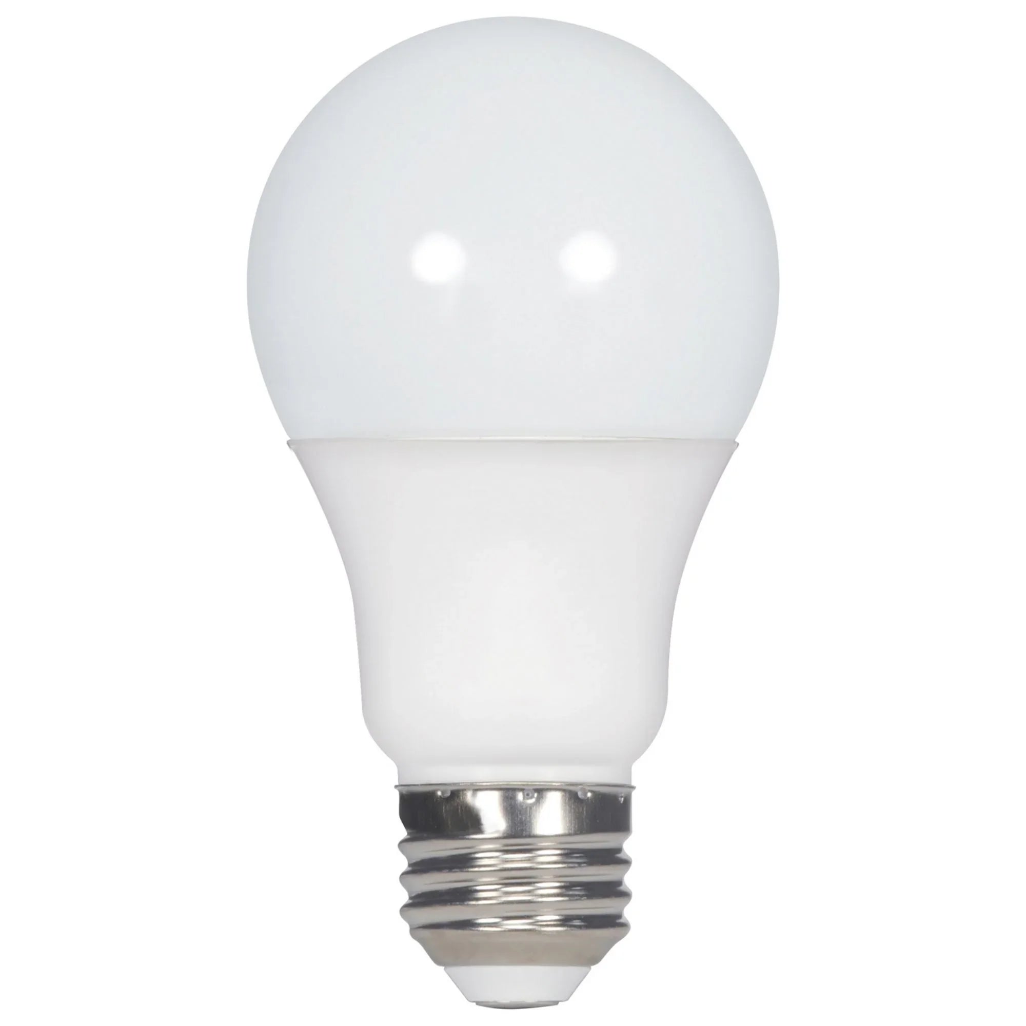 Enclosed Rated A19 LED Bulb, 9 Watts, 800 Lumens, 2700K, E26 Medium Base, Frosted Finish, 12V - Bees Lighting