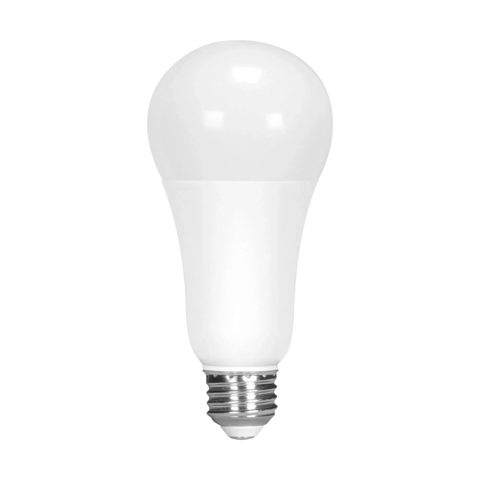 A19 LED Bulb, 100W Equivalent, 17 Watts, 1600 Lumens, 3000K, E26 Medium Base, Frosted Finish - Bees Lighting