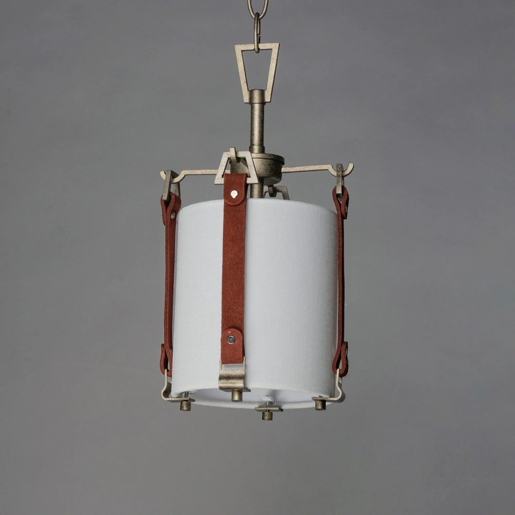 Sausalito 8" Pendant, Weathered Zinc Finish - Bees Lighting