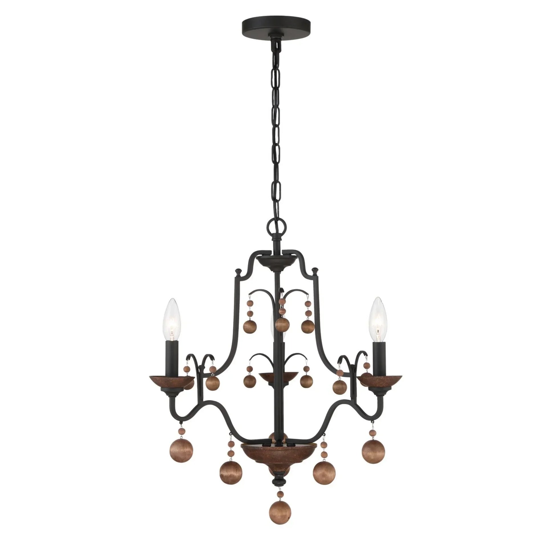 Colonial Charm Chandelier - Bees Lighting