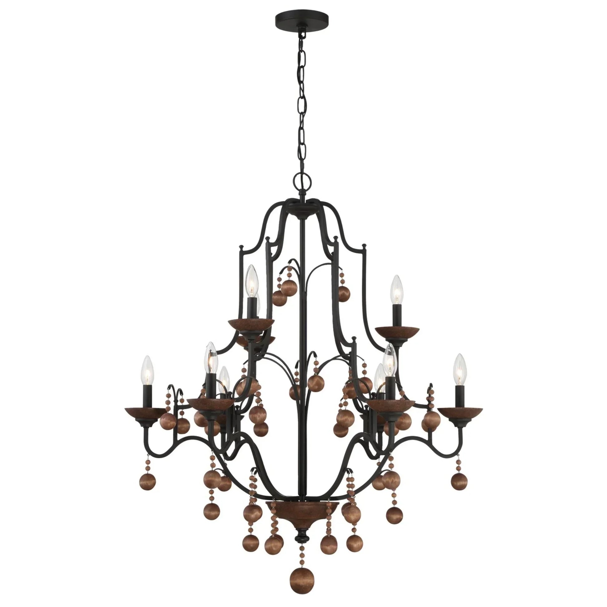 Colonial Charm Chandelier - Bees Lighting