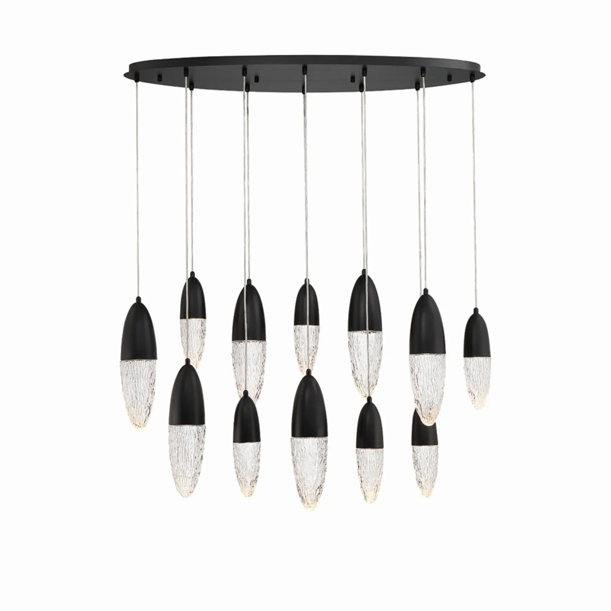 Ecrou 44 in. 12 Lights LED Chandelier - Bees Lighting