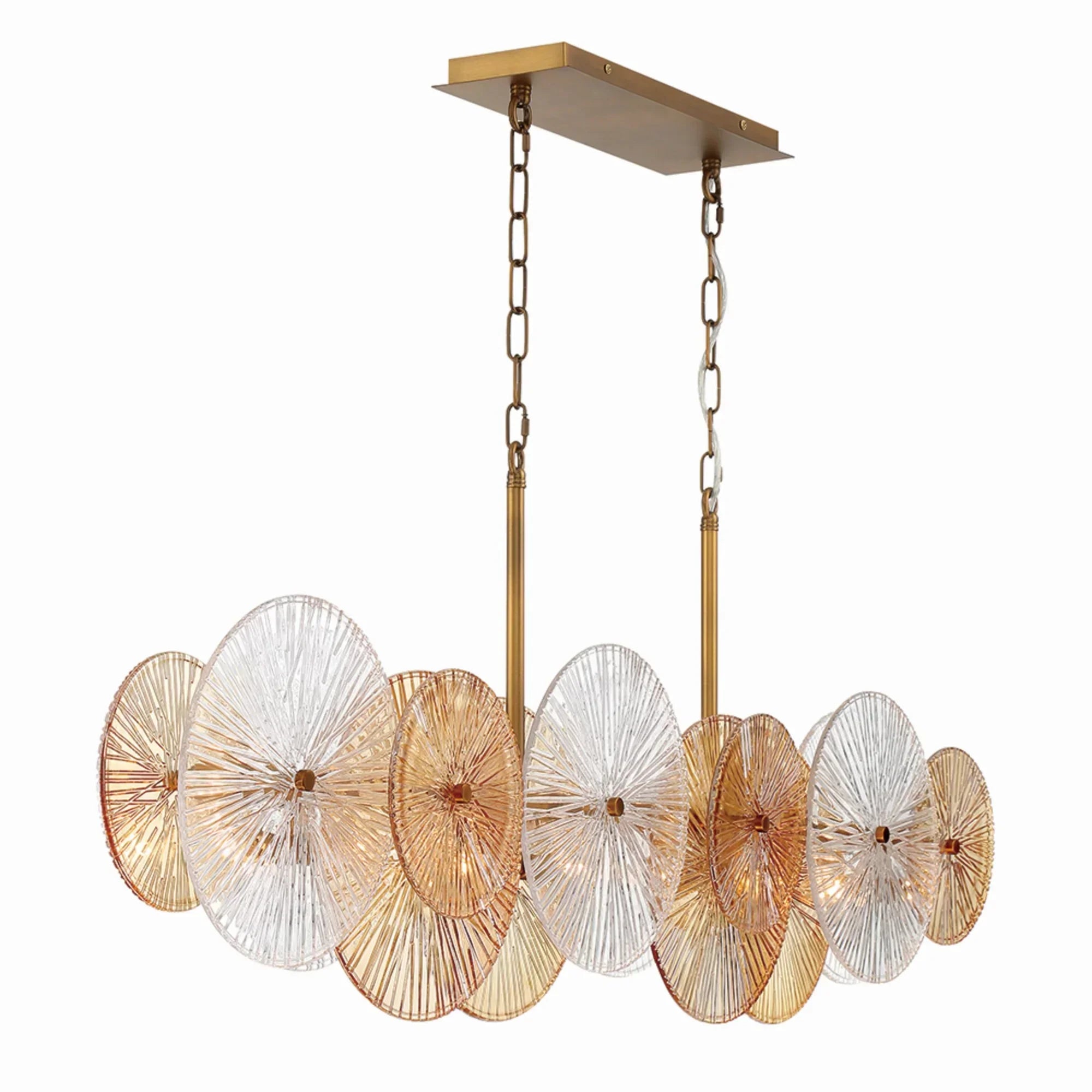 Sue-Anne Chandelier Brass Finish - Bees Lighting
