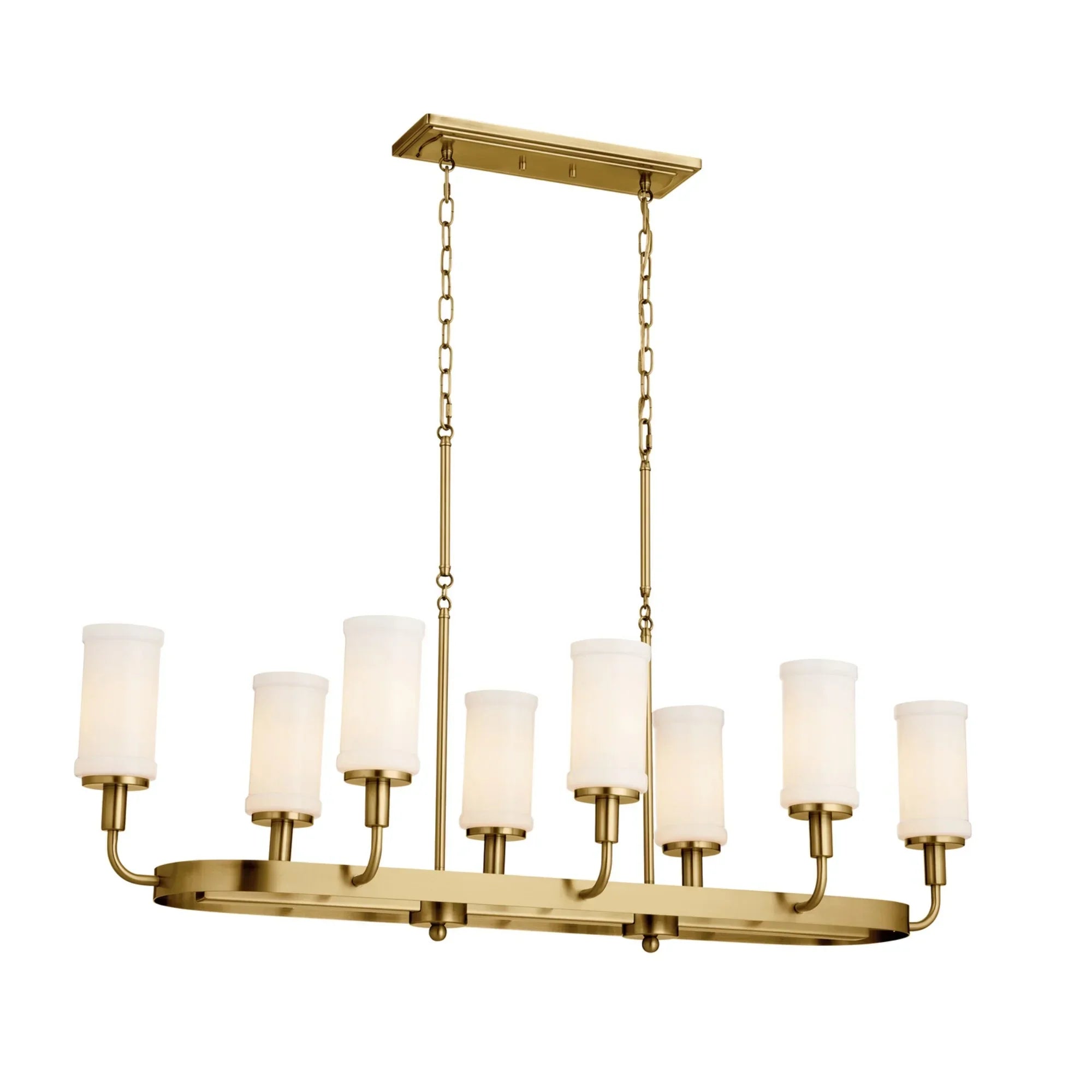 Vetivene 47" 8-Light Linear Chandelier - Bees Lighting