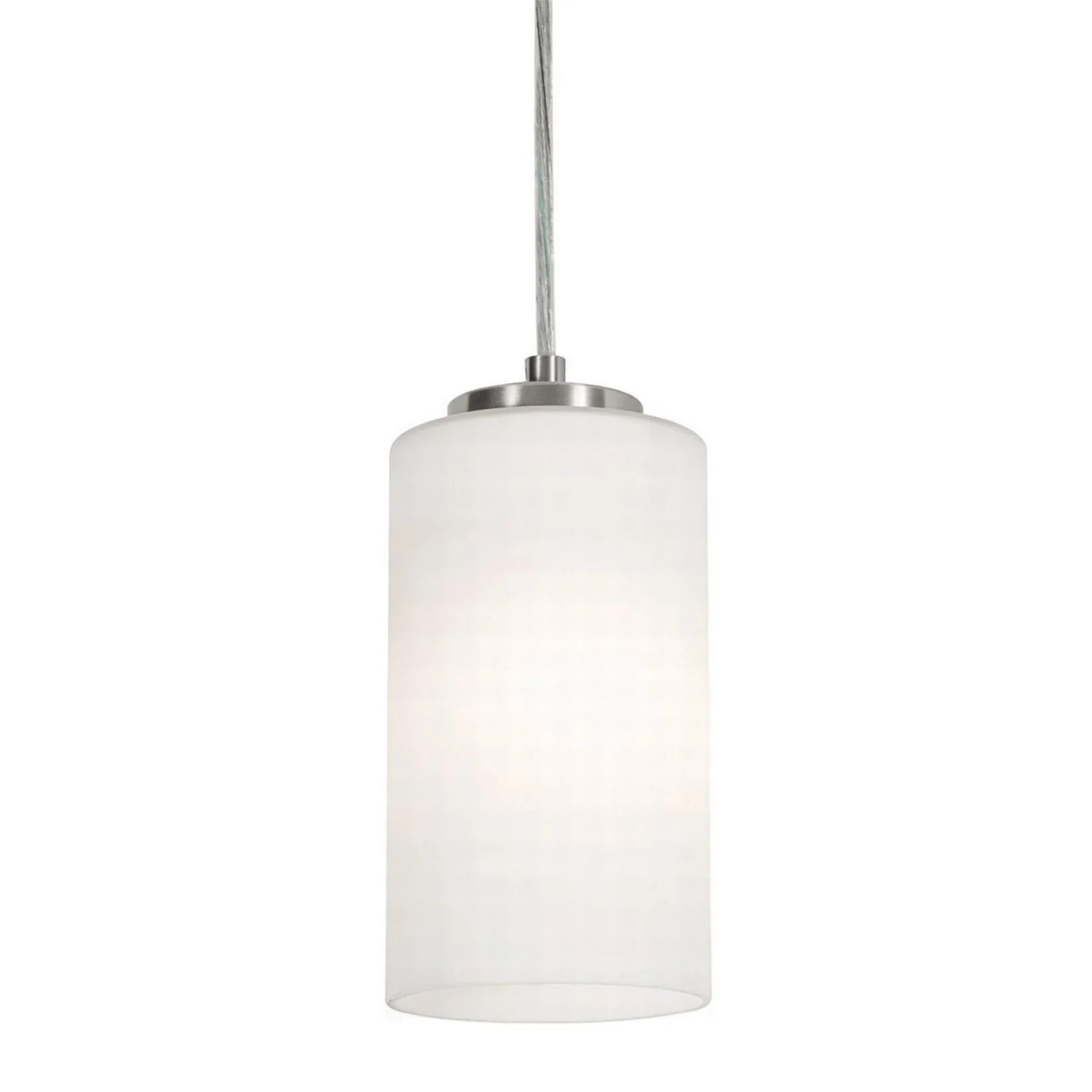 Leo 4" Mini Pendant, Satin Nickel Finish - Bees Lighting