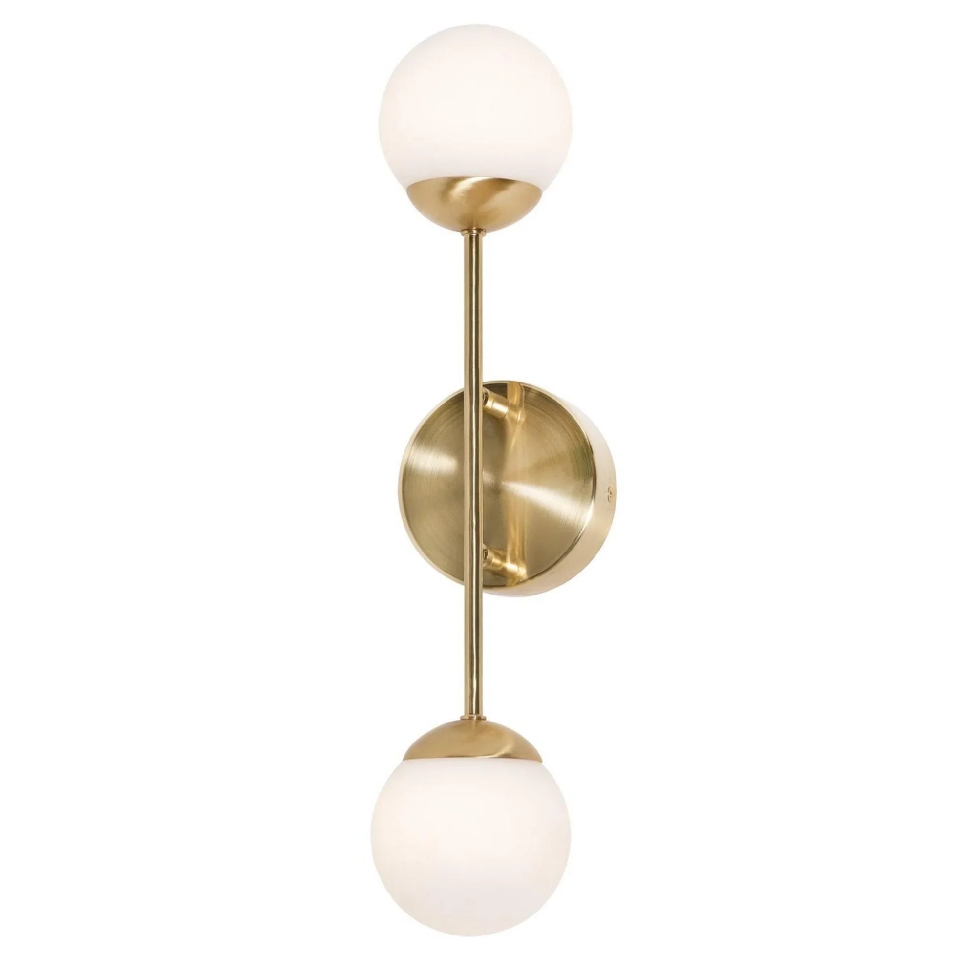 Pearl 17" LED Wall Sconce, Satin Brass Finish - Bees Lighting
