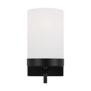 Zire 8" LED Bath Sconce, Midnight Black Finish - Bees Lighting