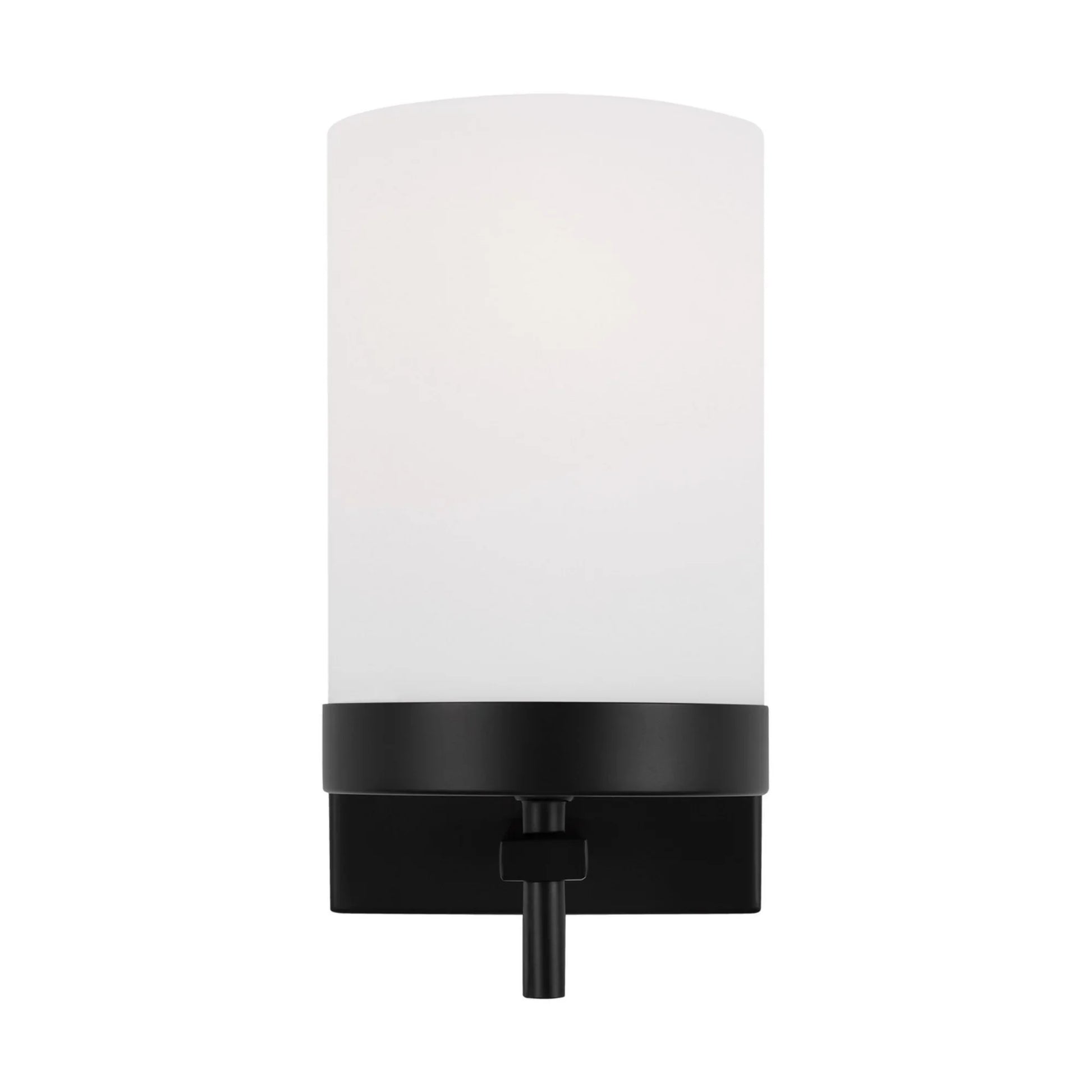 Zire 8" LED Bath Sconce, Midnight Black Finish - Bees Lighting