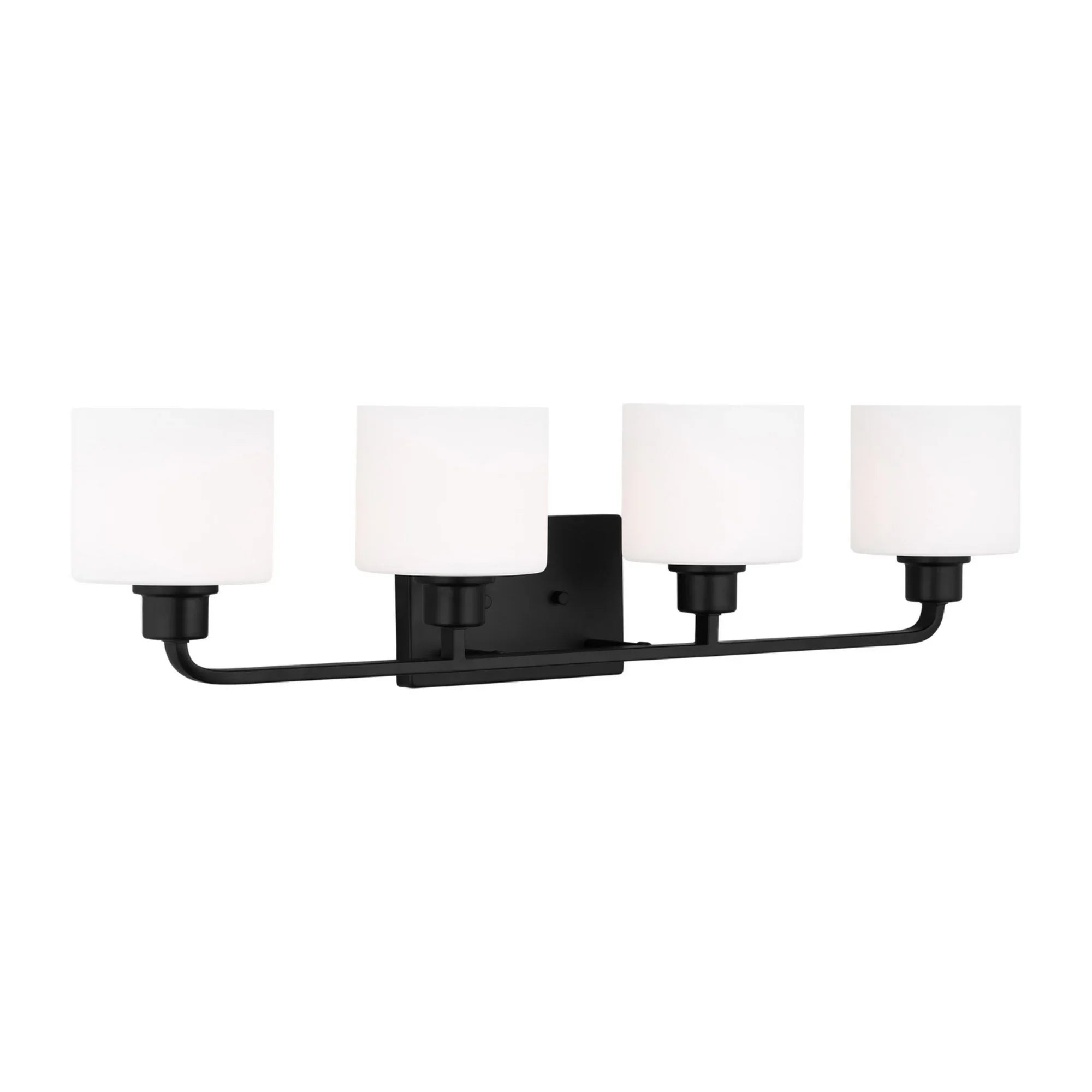 Canfield 32" 4-Light LED Bathroom Vanity, Midnight Black Finish - Bees Lighting
