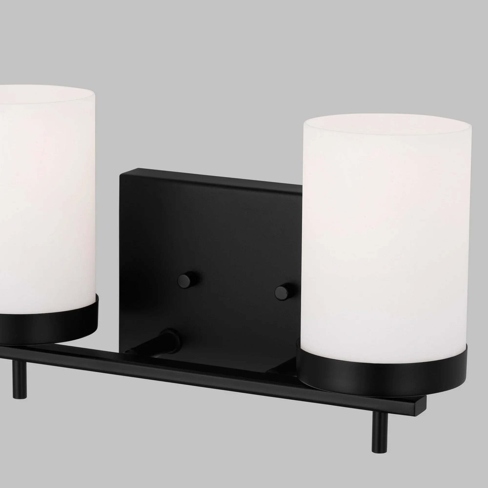 Zire 14" 2-Light LED Bathroom Vanity, Midnight Black Finish - Bees Lighting