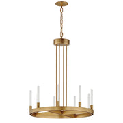 Ovation 27" LED Chandelier, Gold Finish - Bees Lighting