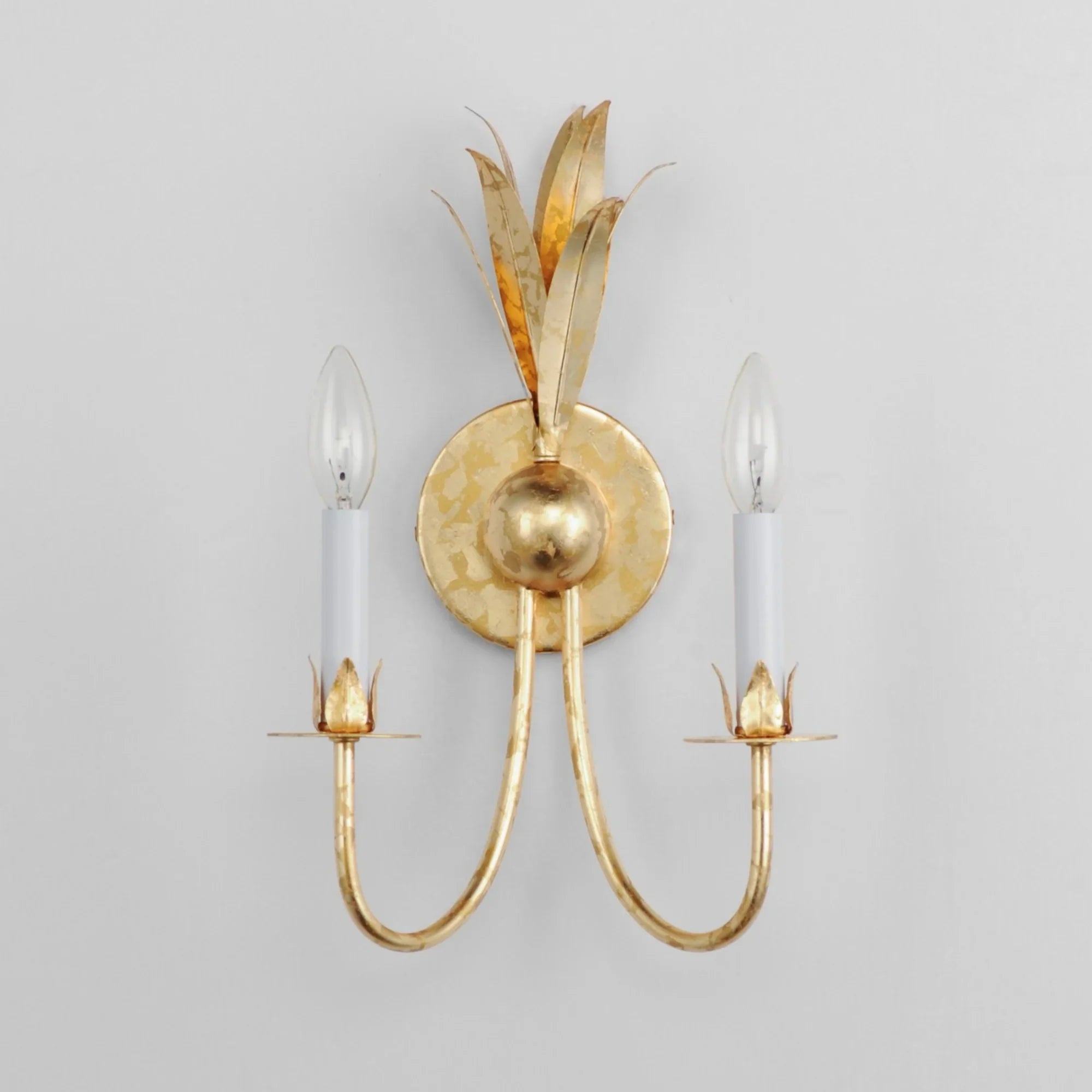 Paloma 16" 2 Lights Armed Sconce, Gold finish - Bees Lighting