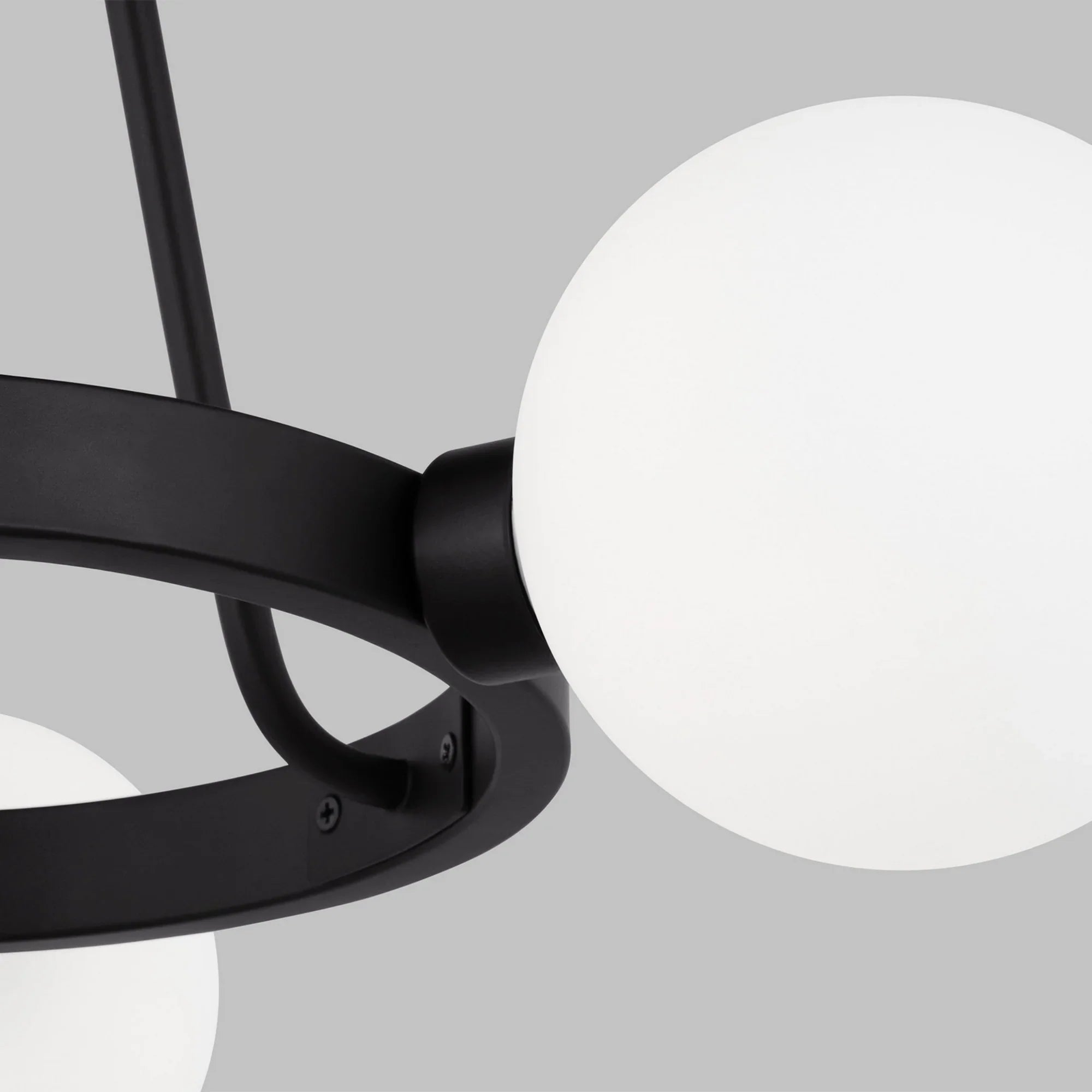 Clybourn 21" 3-Light Chandelier, Midnight Black Finish - Bees Lighting