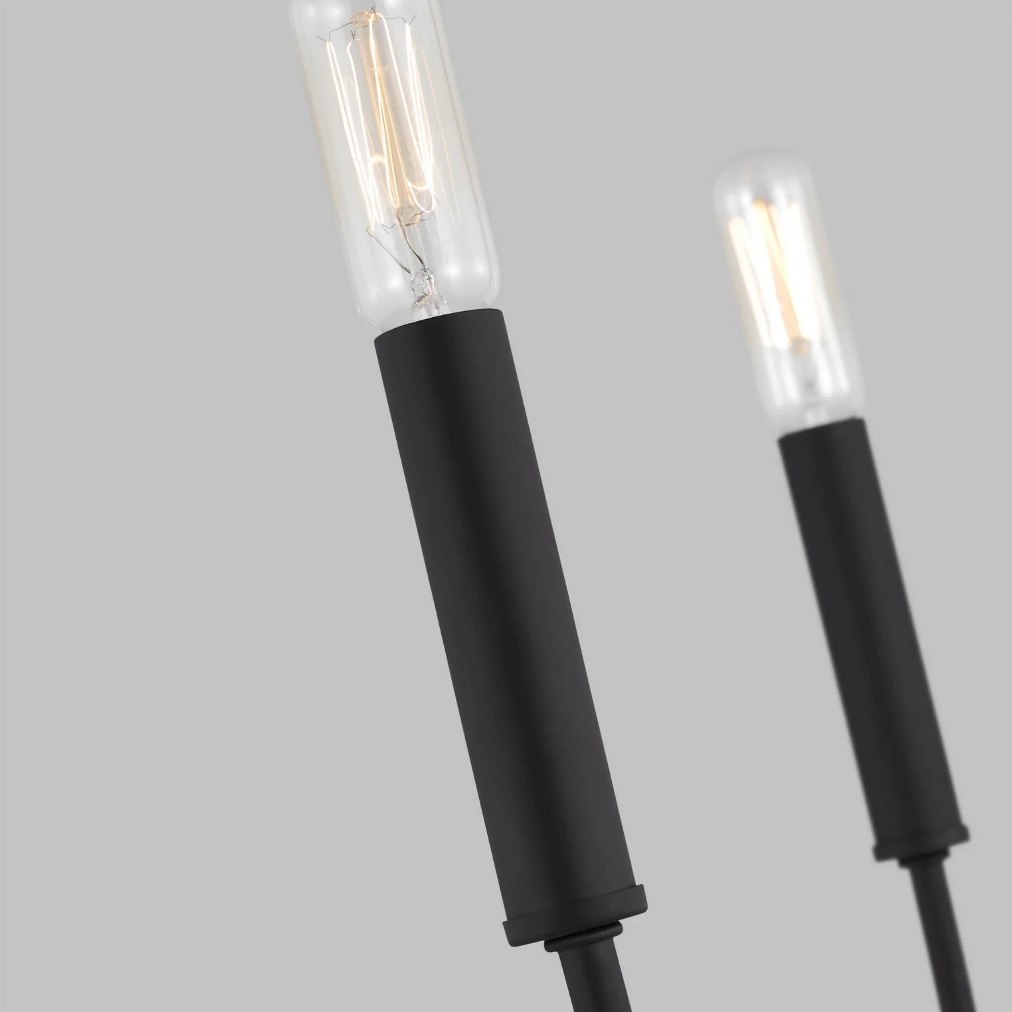 Greenwich 24" 5-Light LED Chandelier, Midnight Black Finish - Bees Lighting