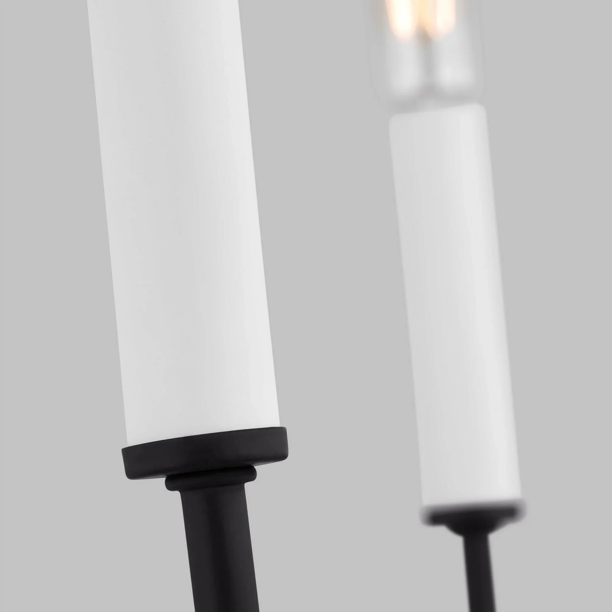 Greenwich 24" 5-Light LED Chandelier, Midnight Black Finish - Bees Lighting