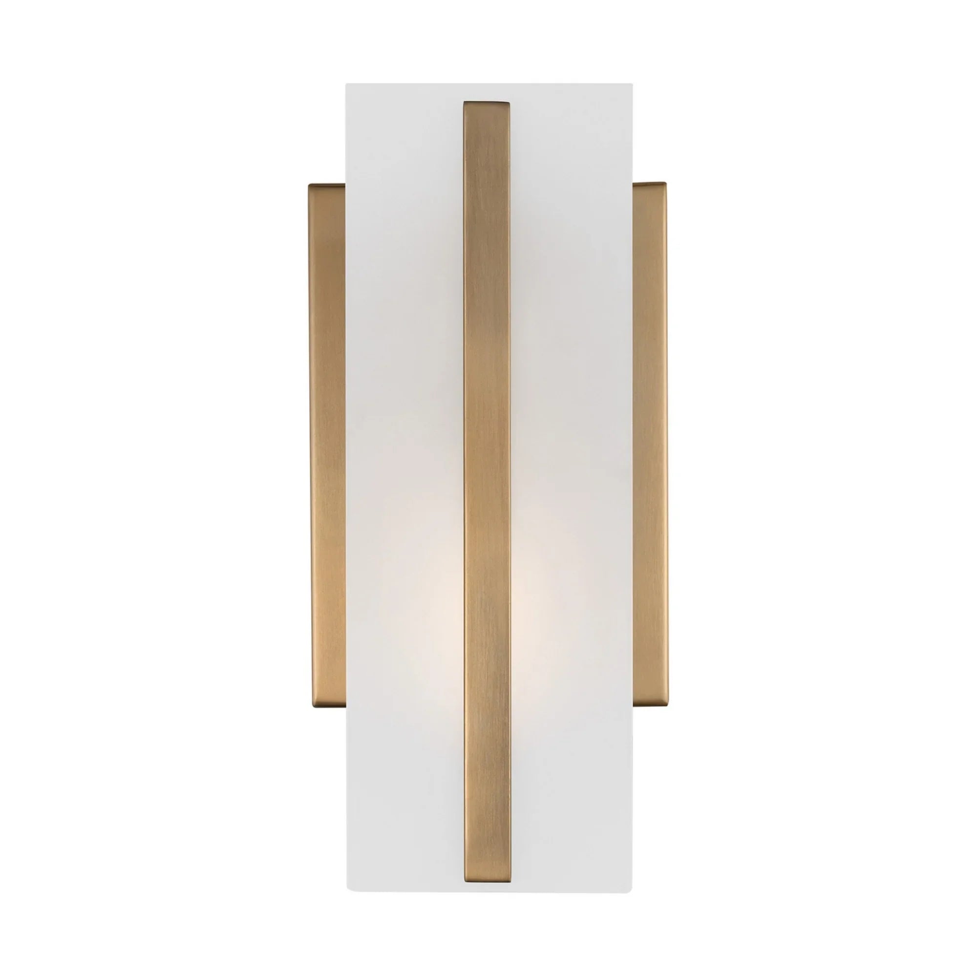 Dex 10" Bath Sconce, Satin Brass Finish - Bees Lighting