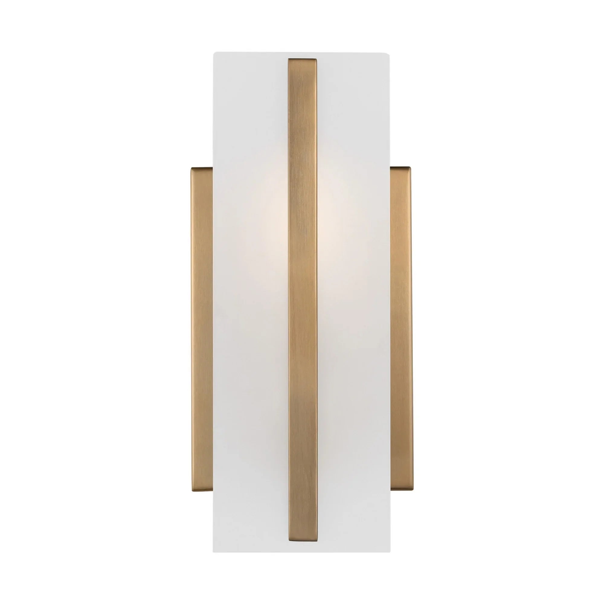 Dex 10" Bath Sconce, Satin Brass Finish - Bees Lighting