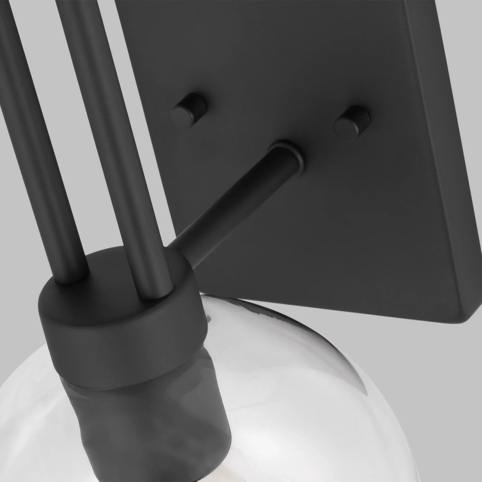 Codyn 14" Bath Wall Sconce, Midnight Black Finish - Bees Lighting