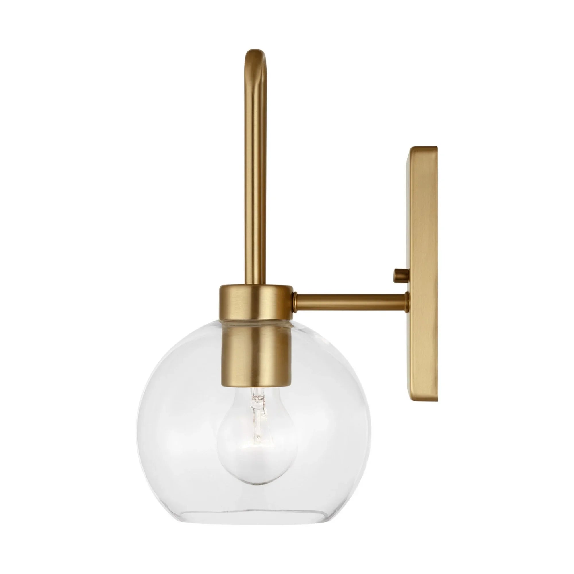 Codyn 14" Bath Wall Sconce, Satin Brass Finish - Bees Lighting