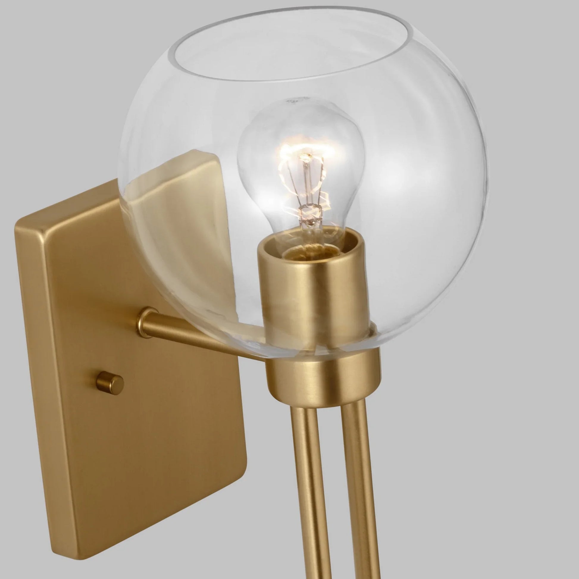 Codyn 14" Bath Wall Sconce, Satin Brass Finish - Bees Lighting