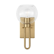 Codyn 14" Bath Wall Sconce, Satin Brass Finish - Bees Lighting