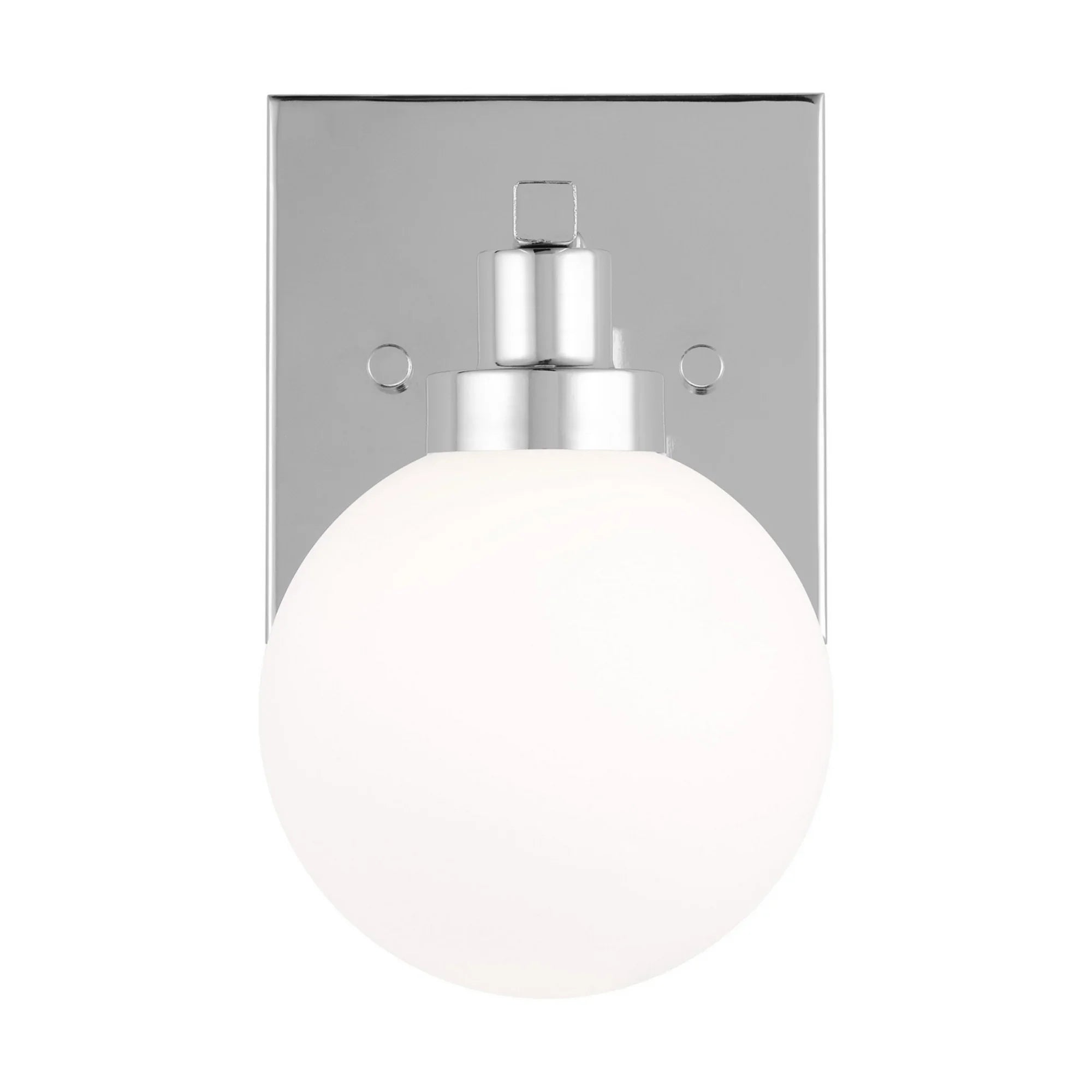 Clybourn 8" Bath Wall Sconce, Chrome Finish - Bees Lighting
