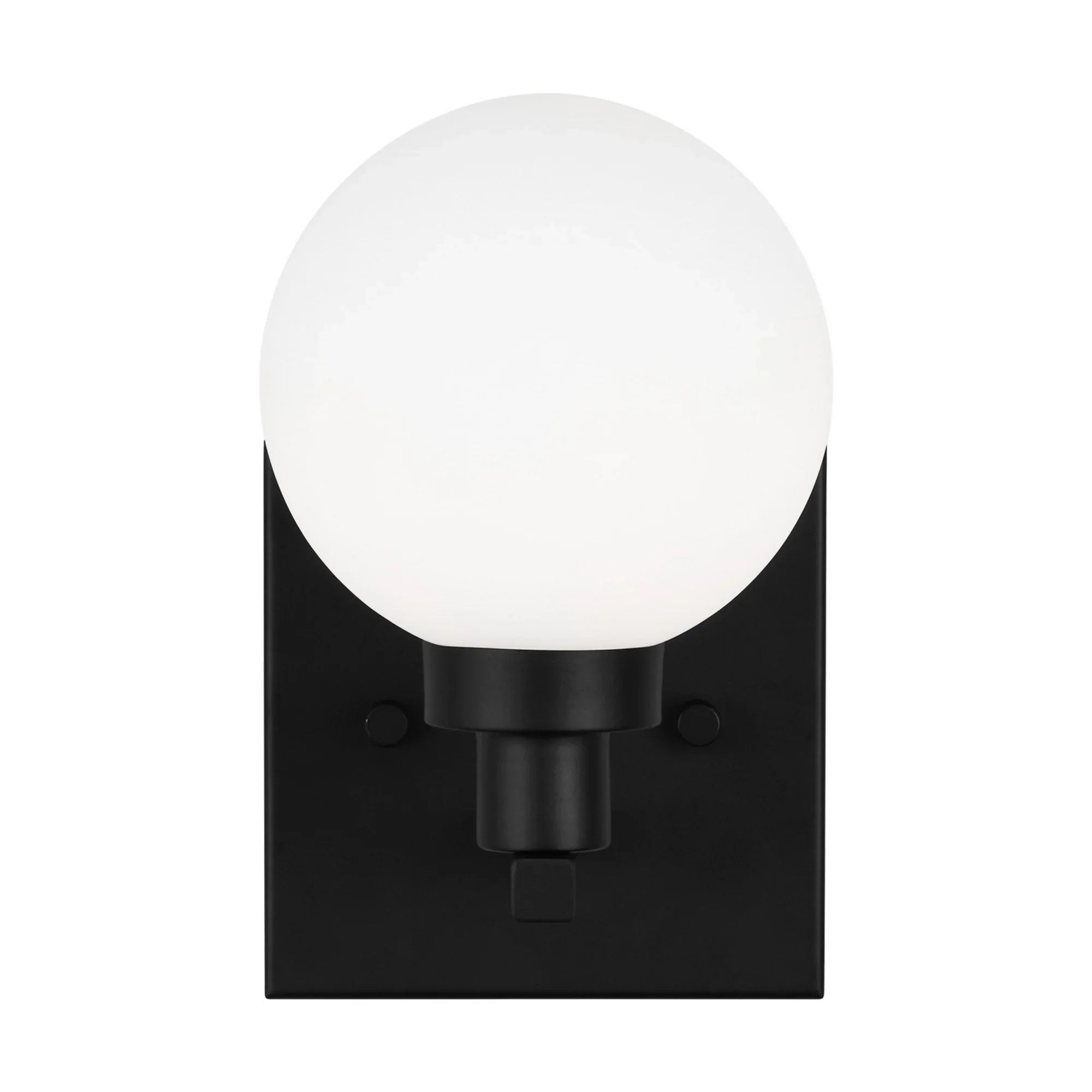 Clybourn 8" Bath Wall Sconce, Midnight Black Finish - Bees Lighting