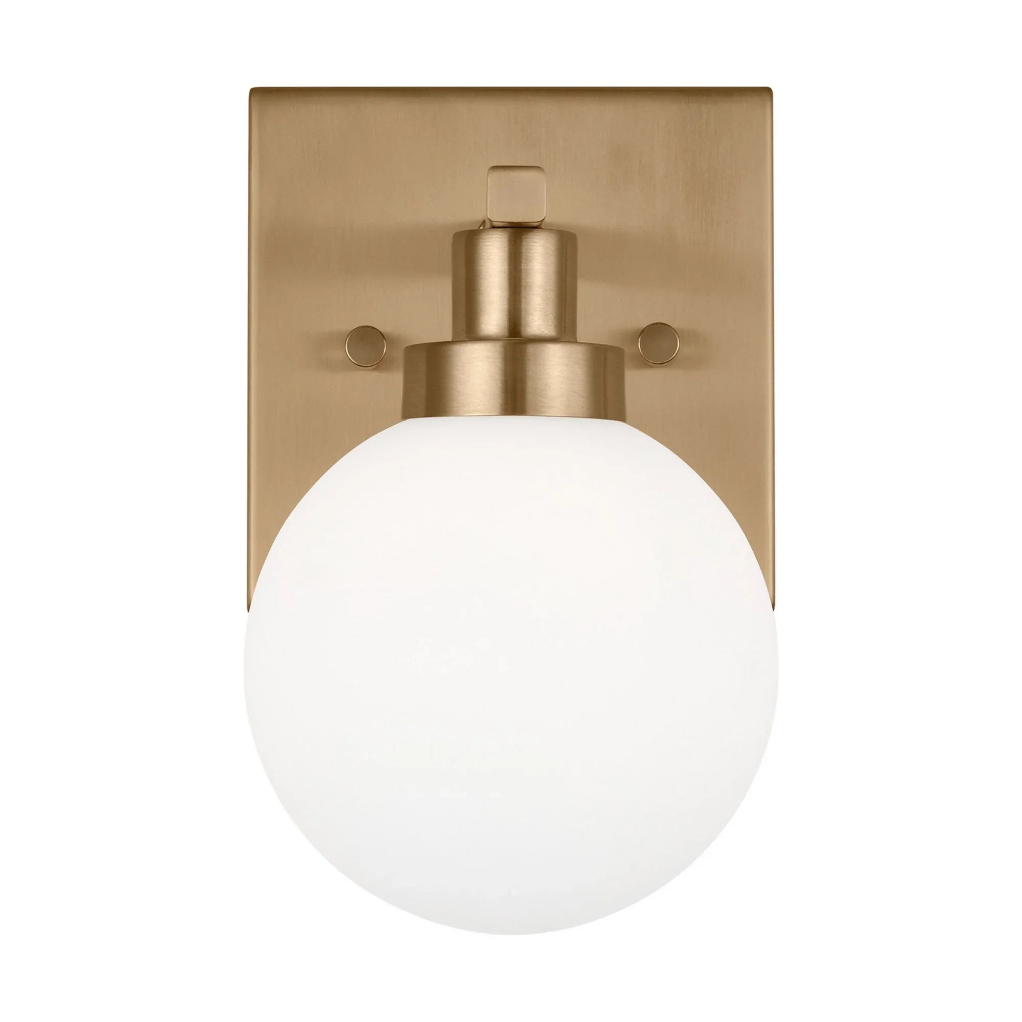 Clybourn 8" Bath Wall Sconce, Satin Brass Finish - Bees Lighting